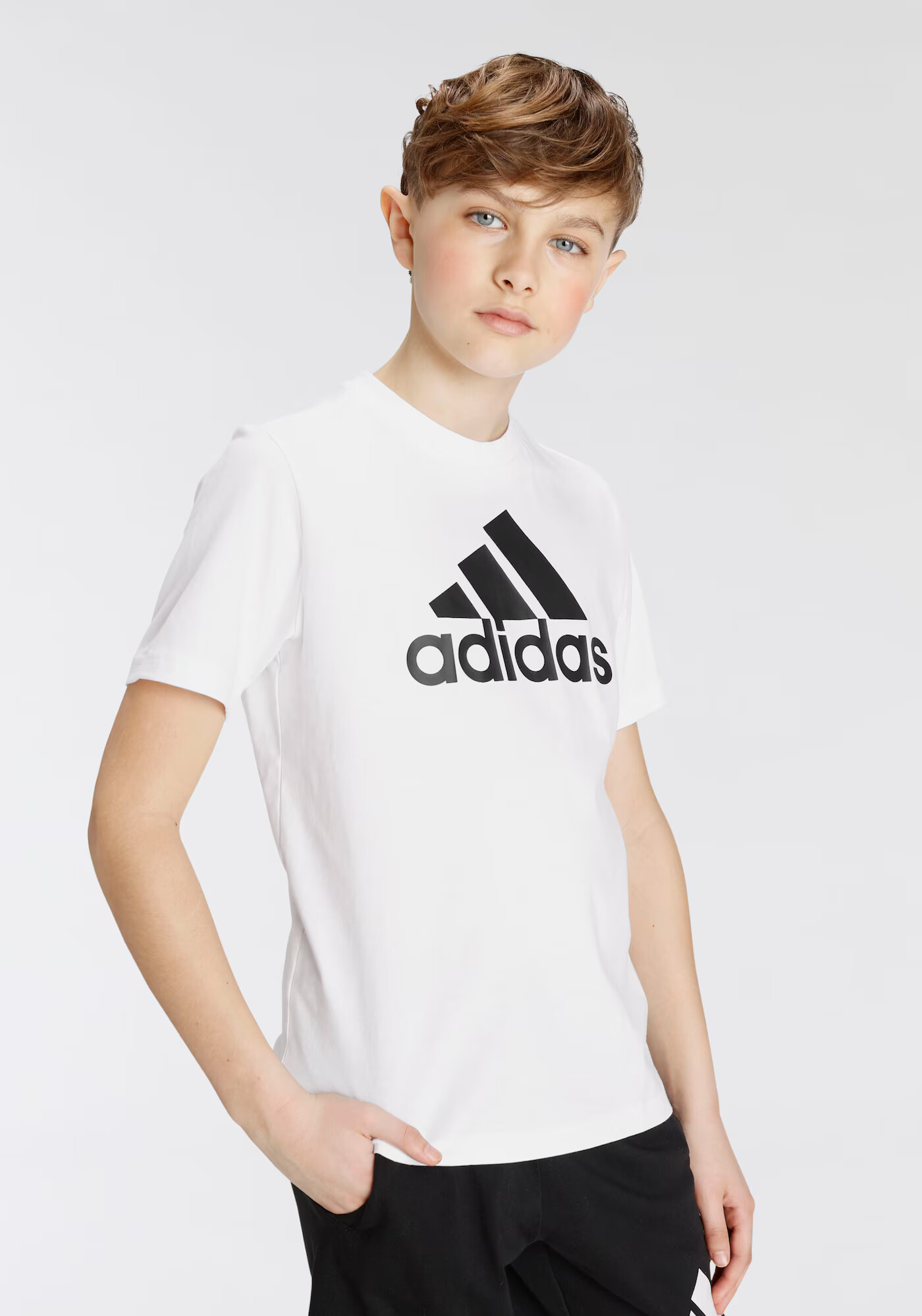 ADIDAS SPORTSWEAR Funkčné tričko 'Essentials' antracitová / šedobiela - Pepit.sk