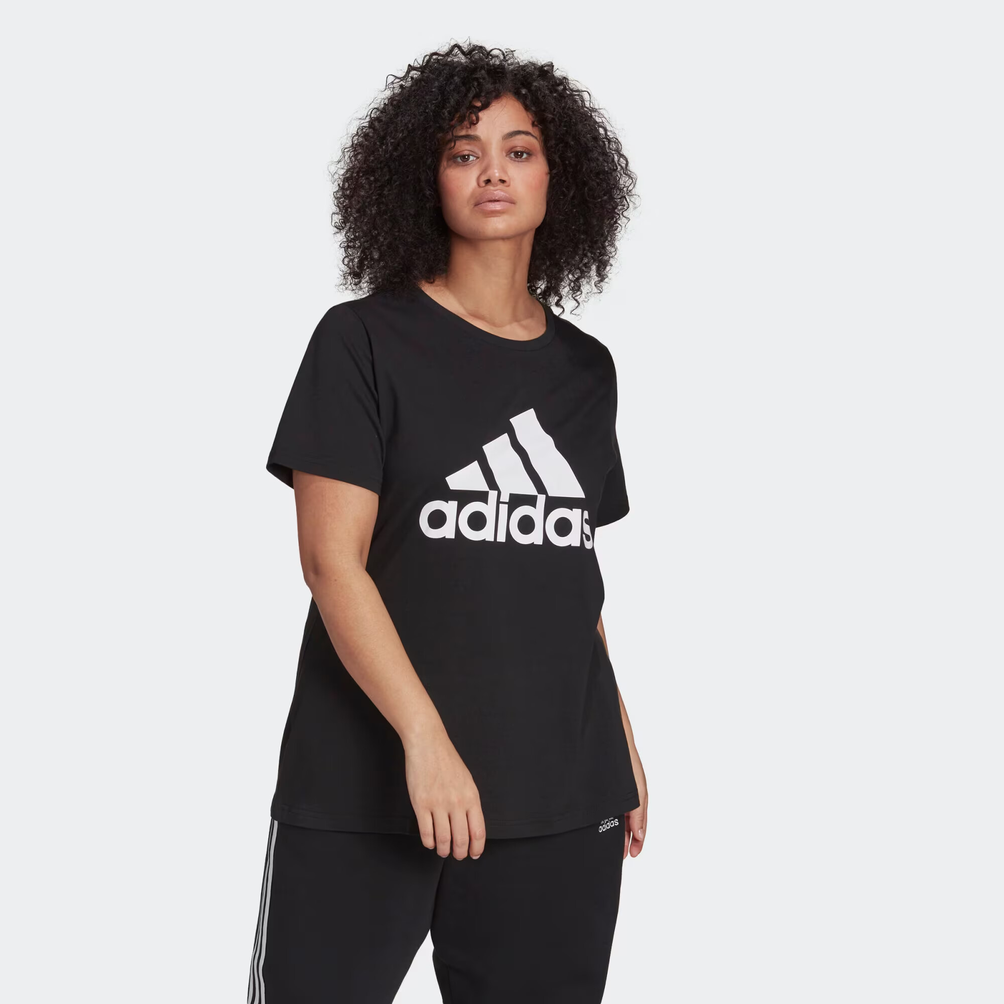 ADIDAS SPORTSWEAR Funkčné tričko čierna / biela - Pepit.sk