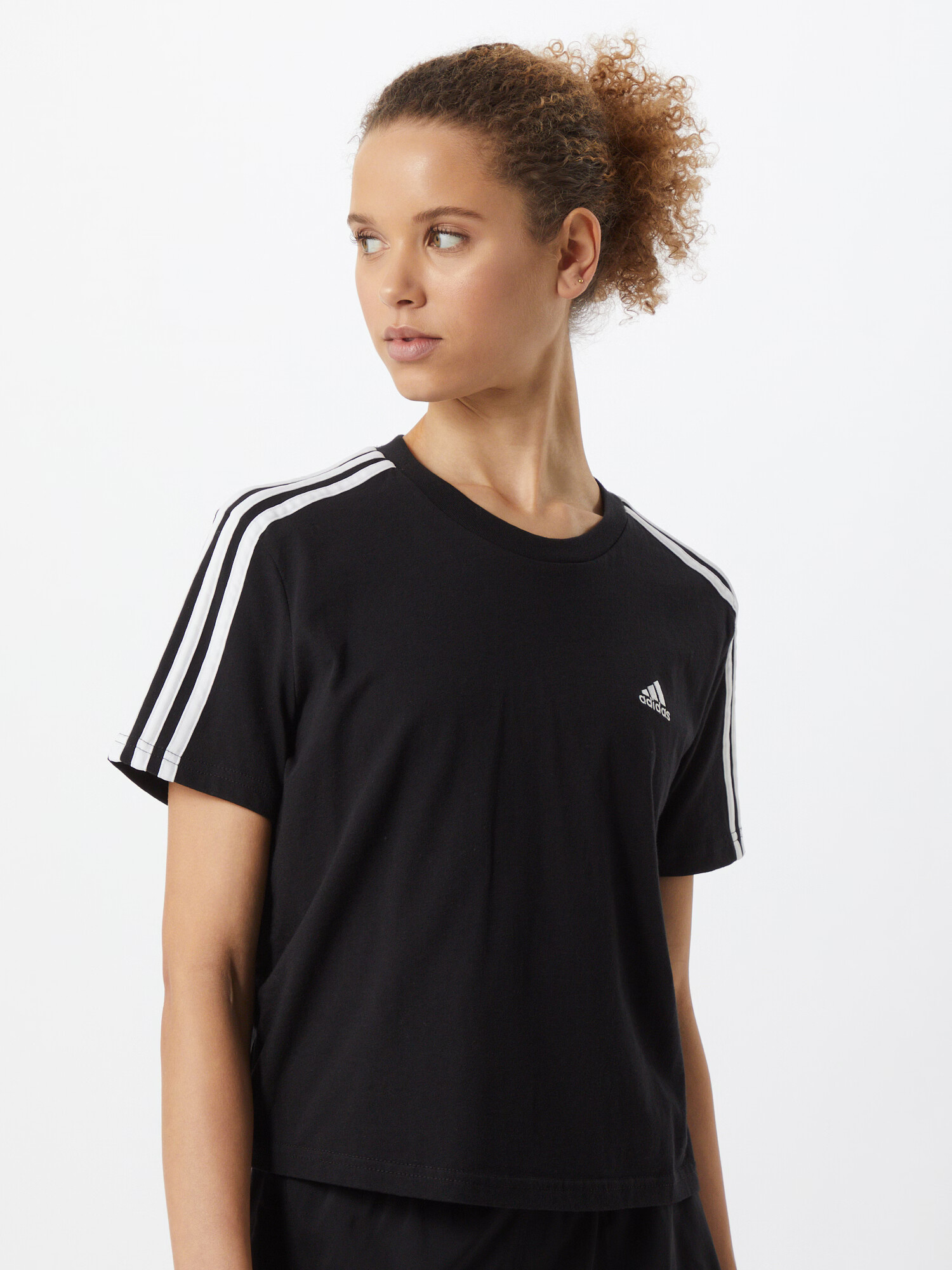 ADIDAS SPORTSWEAR Funkčné tričko čierna / biela - Pepit.sk