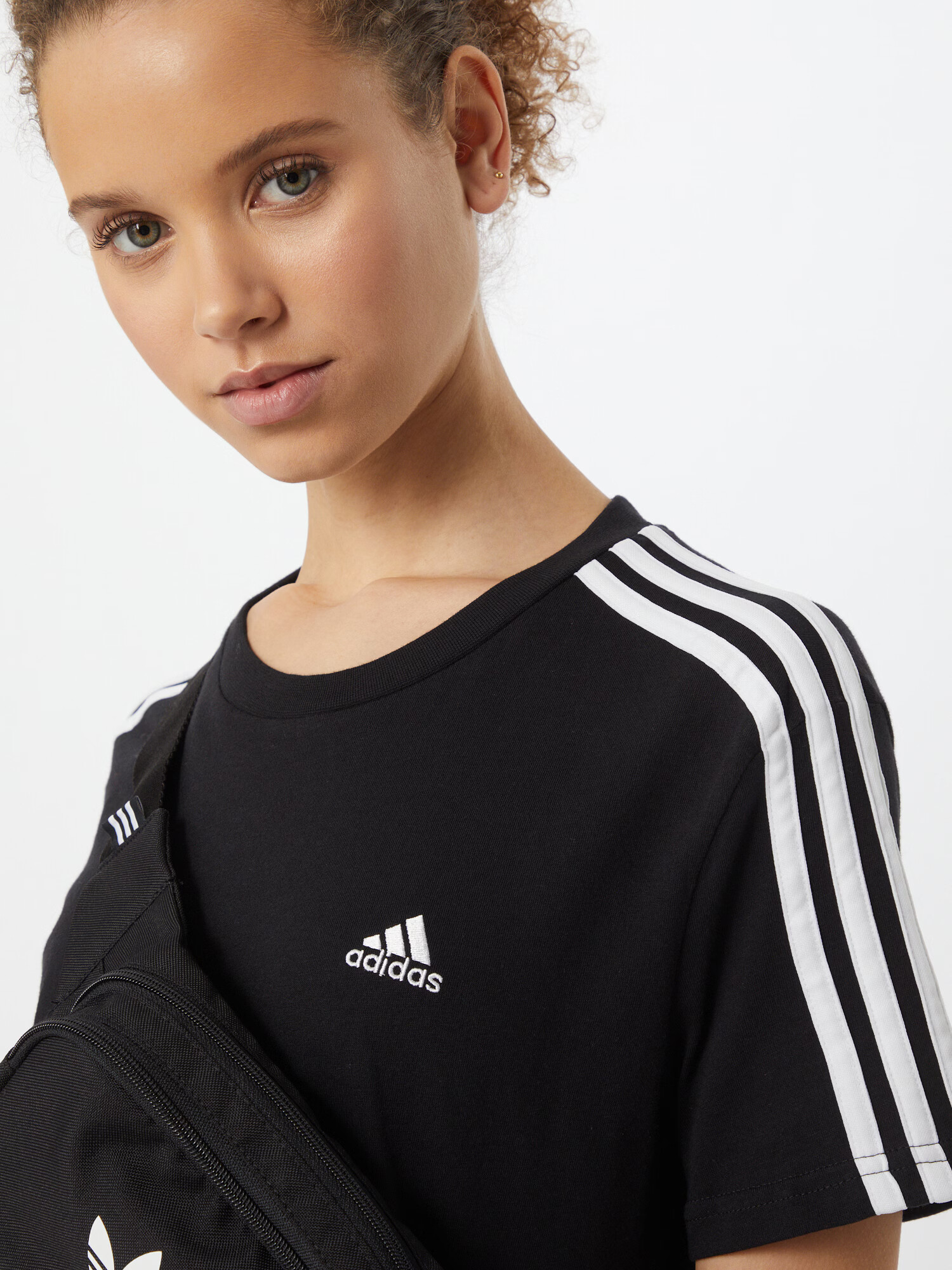 ADIDAS SPORTSWEAR Funkčné tričko čierna / biela - Pepit.sk