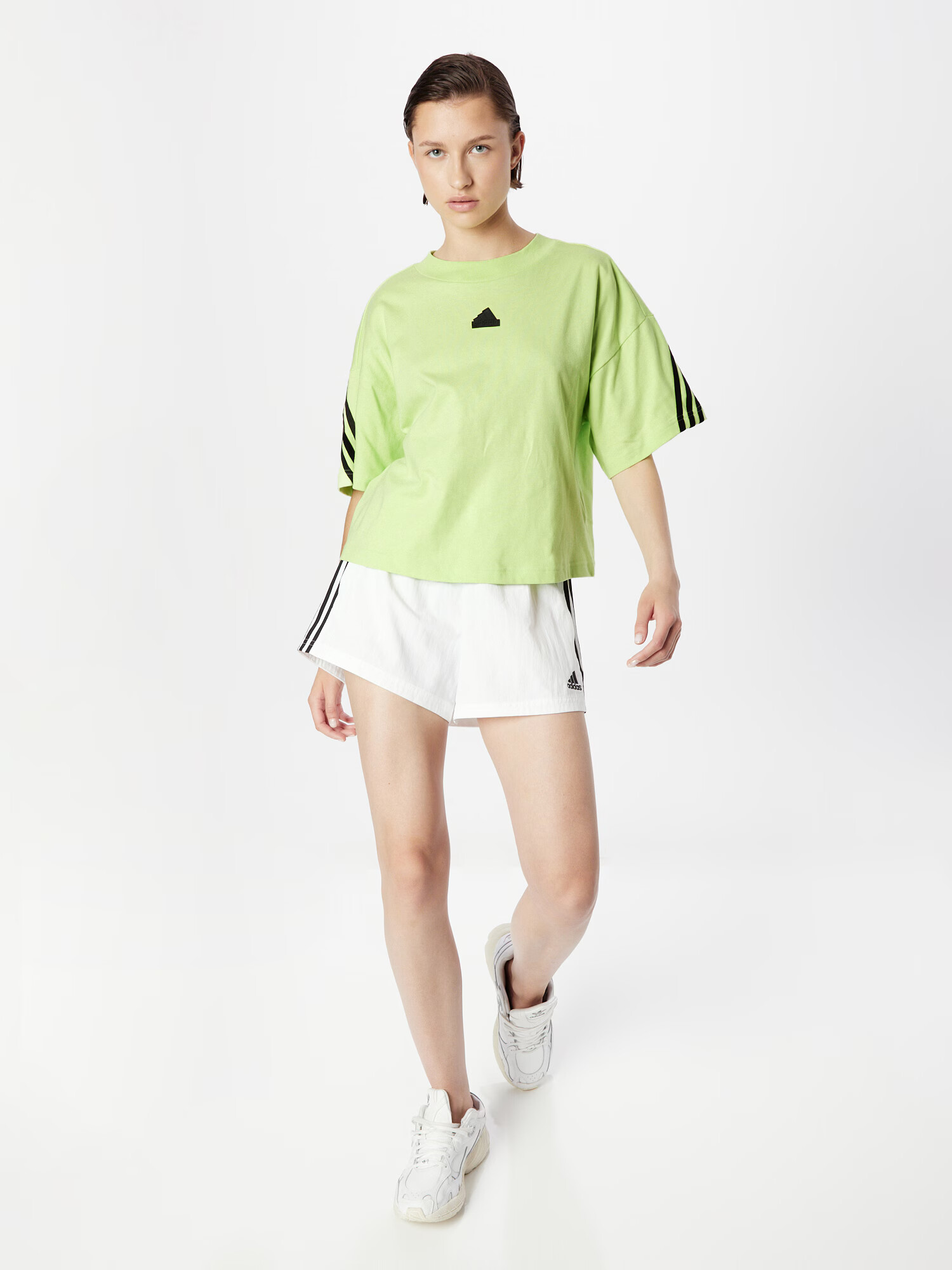 ADIDAS SPORTSWEAR Funkčné tričko limetová / čierna - Pepit.sk