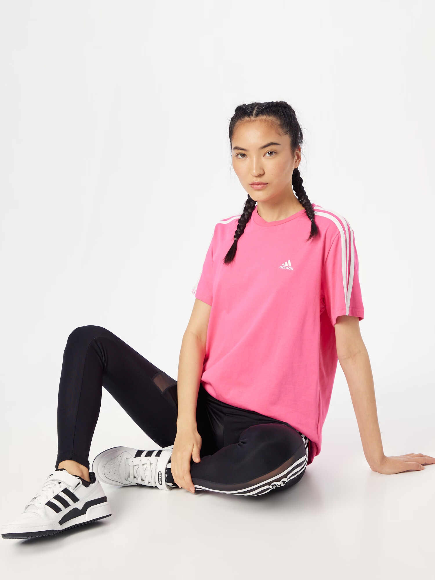 ADIDAS SPORTSWEAR Tričko 'Essentials' svetloružová / biela - Pepit.sk