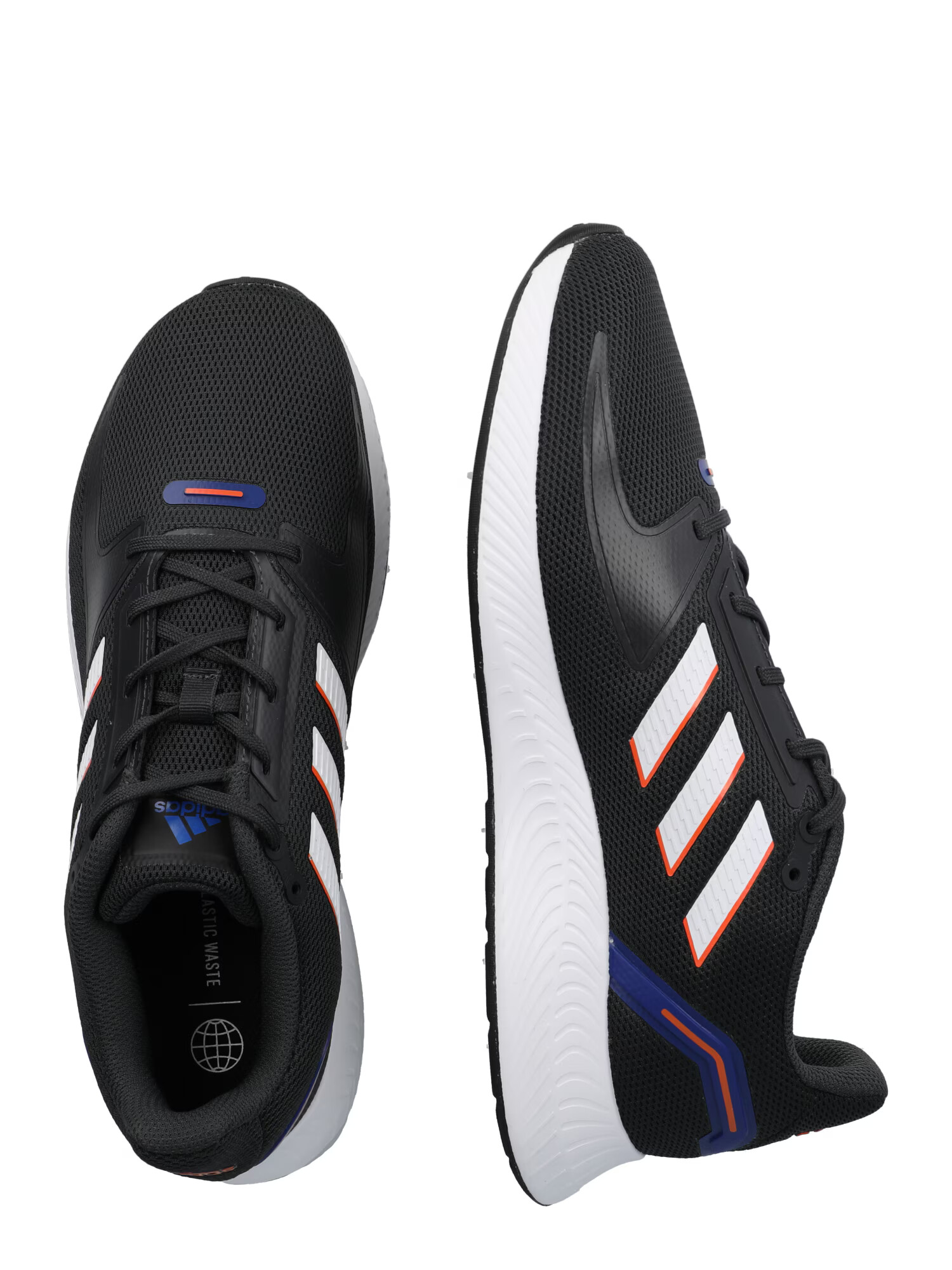 ADIDAS SPORTSWEAR Nízke tenisky 'Runfalcon 2.0' tmavomodrá / tmavooranžová / čierna / biela - Pepit.sk