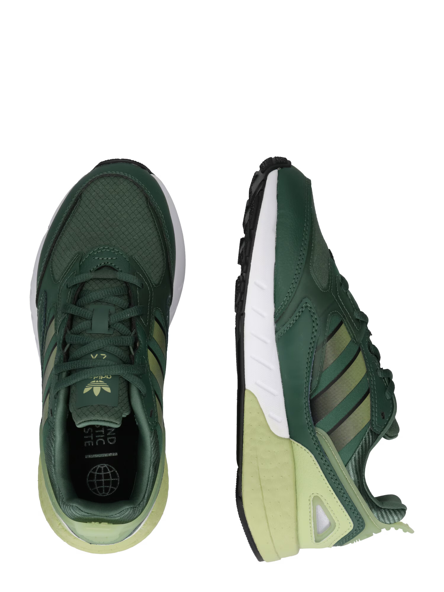 ADIDAS SPORTSWEAR Športová obuv 'ZX 1K BOOST 2.0' kaki / olivová / tmavozelená - Pepit.sk