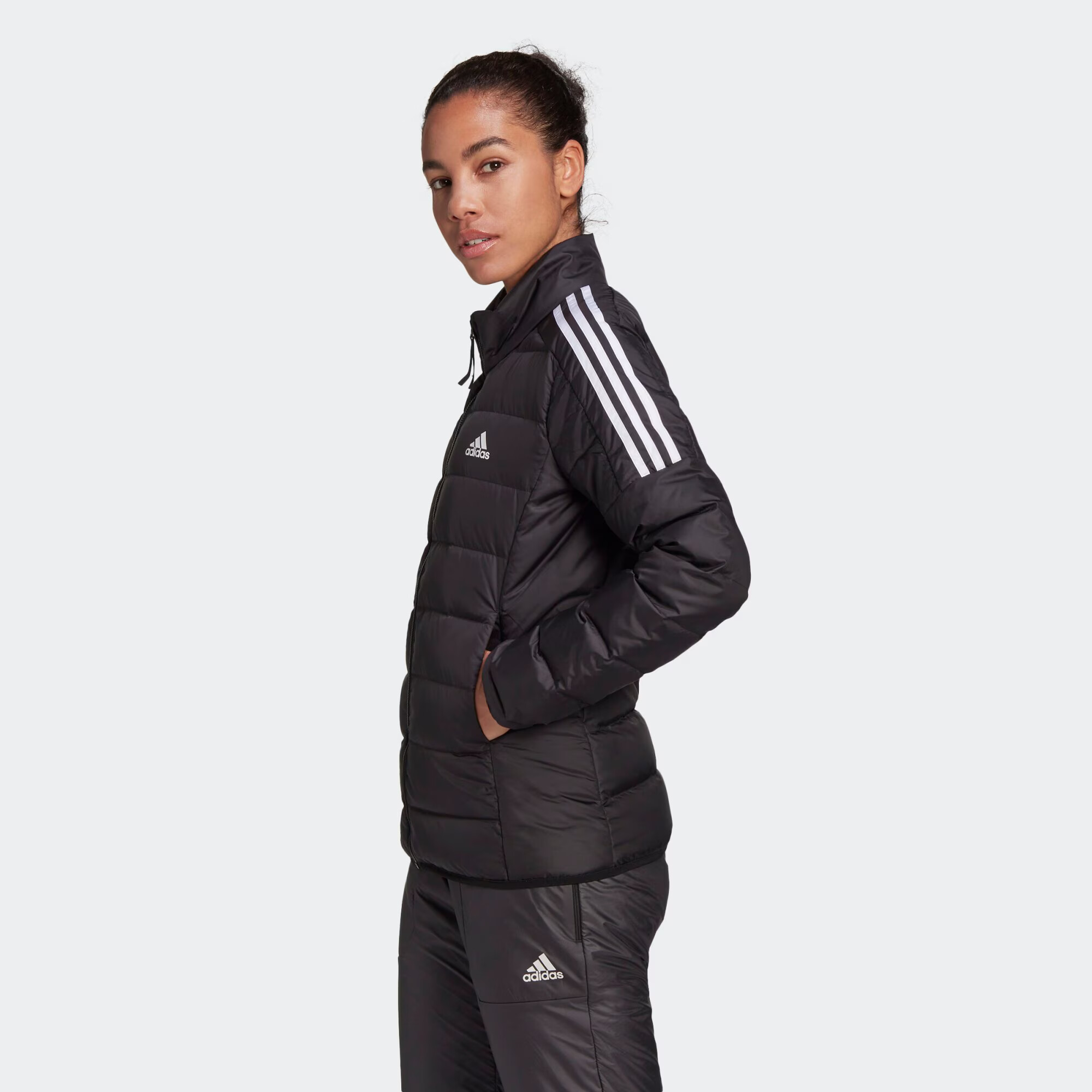 ADIDAS SPORTSWEAR Outdoorová bunda čierna / biela - Pepit.sk