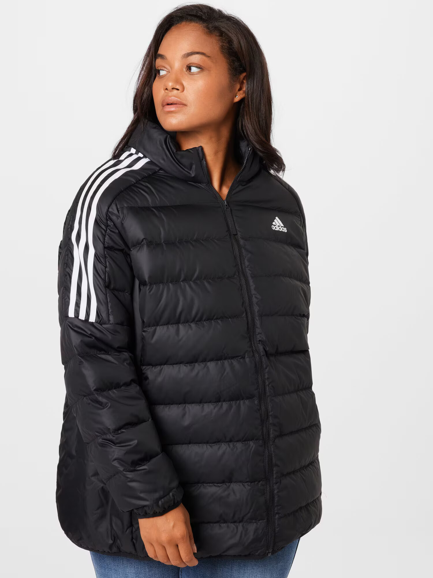 ADIDAS SPORTSWEAR Outdoorová bunda čierna / biela - Pepit.sk