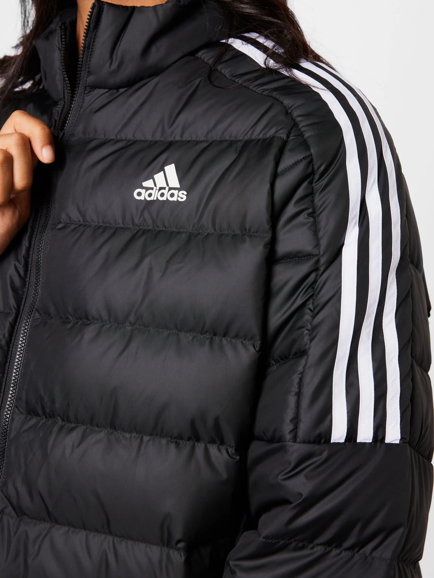 ADIDAS SPORTSWEAR Outdoorová bunda čierna / biela - Pepit.sk