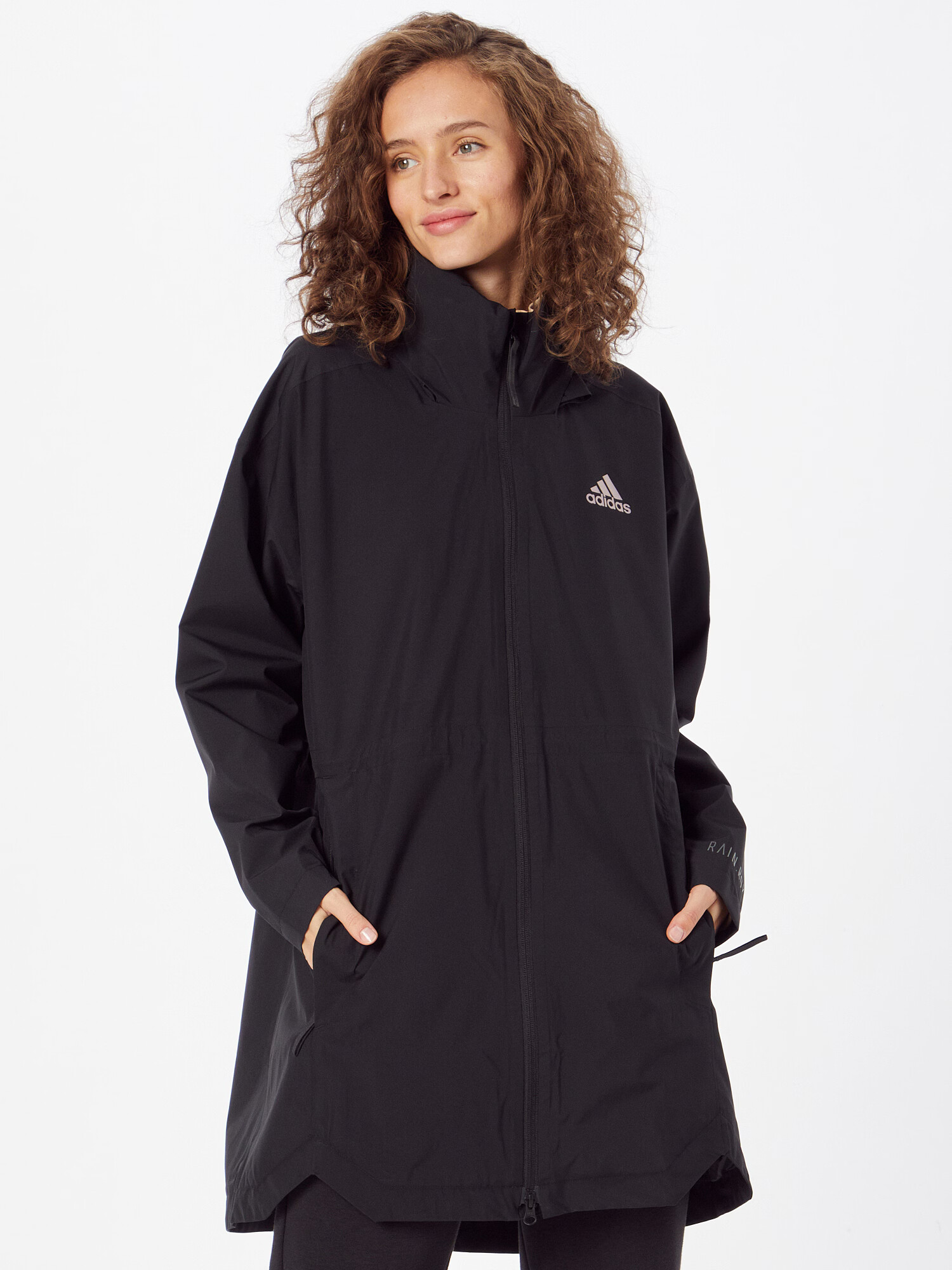 ADIDAS SPORTSWEAR Outdoorová bunda 'Traveer' čierna / biela - Pepit.sk