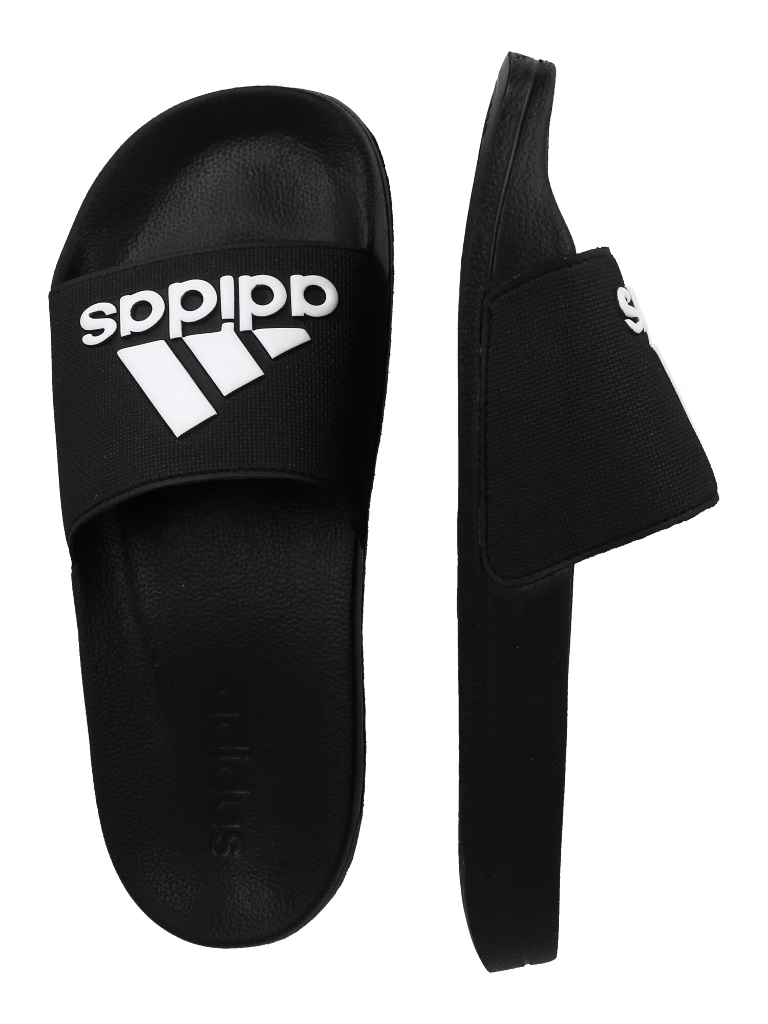 ADIDAS SPORTSWEAR Plážové / kúpacie topánky 'Adilette Shower' čierna / biela - Pepit.sk