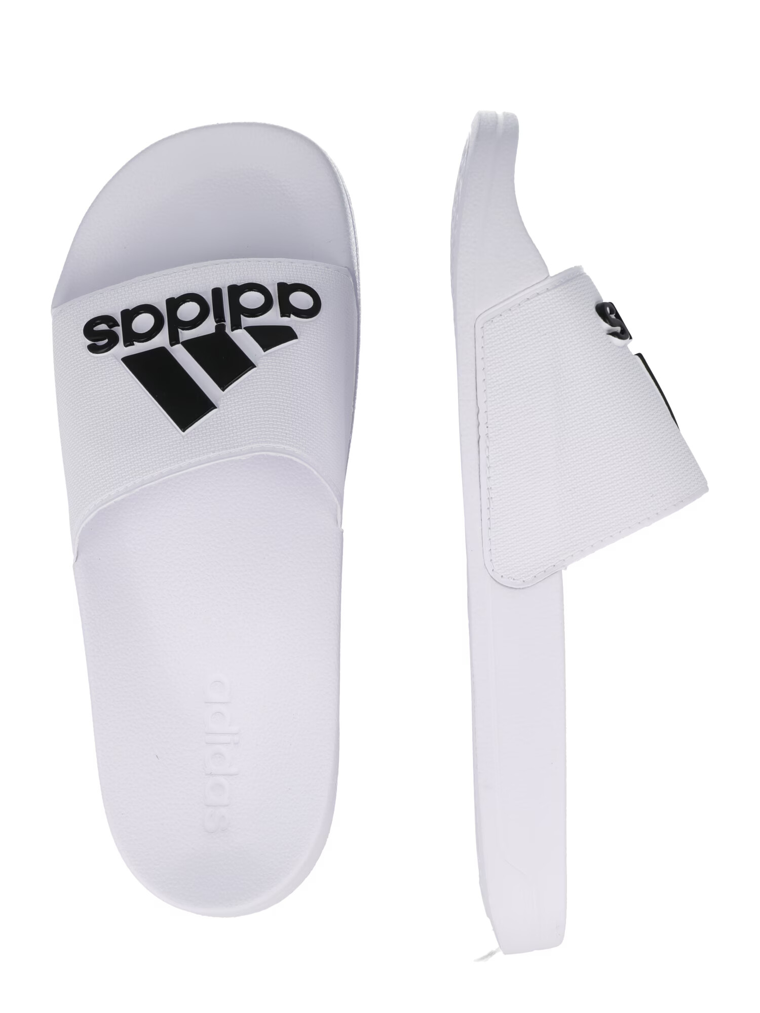 ADIDAS SPORTSWEAR Plážové / kúpacie topánky 'Adilette Shower' čierna / biela - Pepit.sk