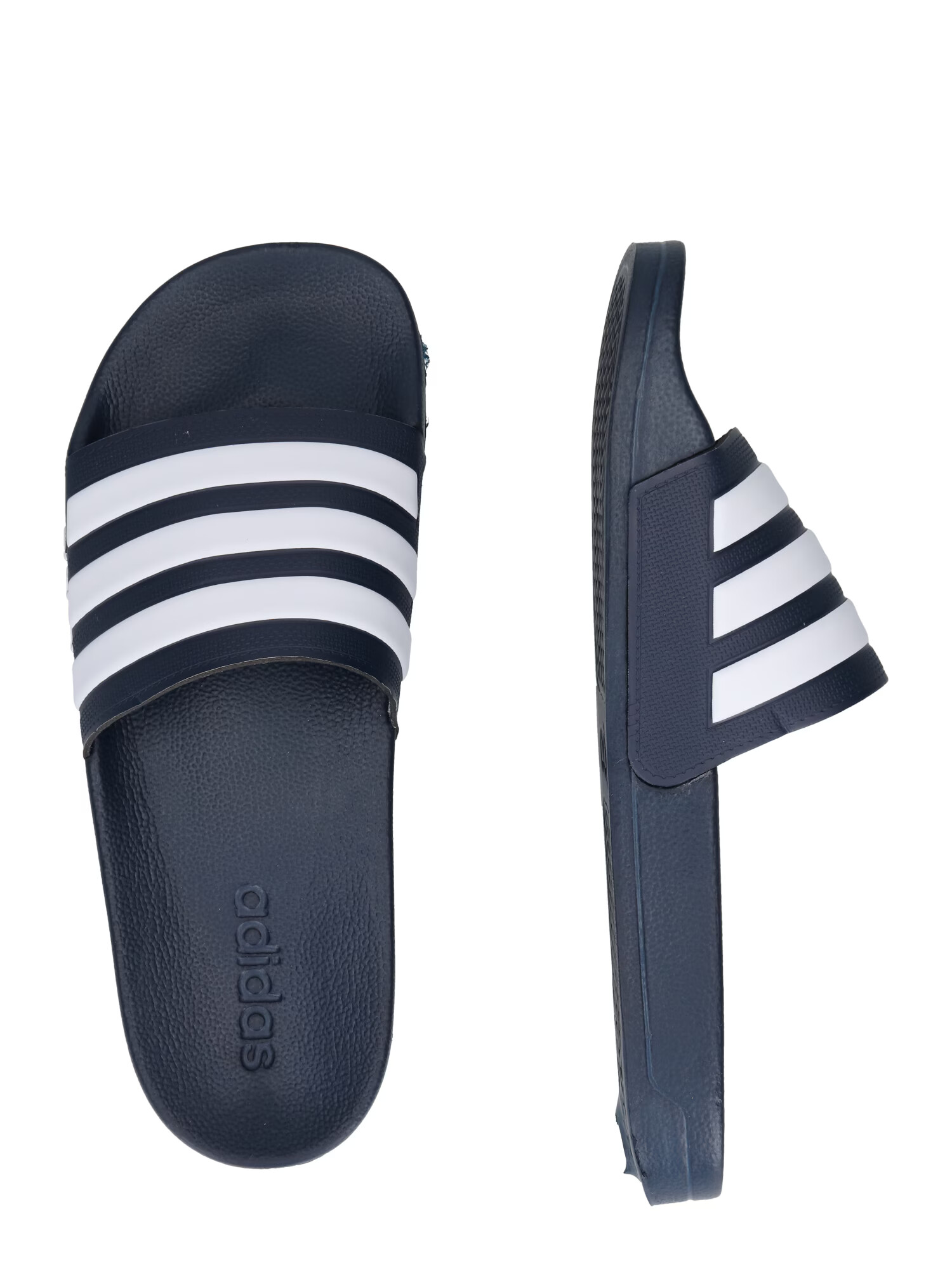 ADIDAS SPORTSWEAR Plážové / kúpacie topánky 'Adilette Shower' tmavomodrá / biela - Pepit.sk