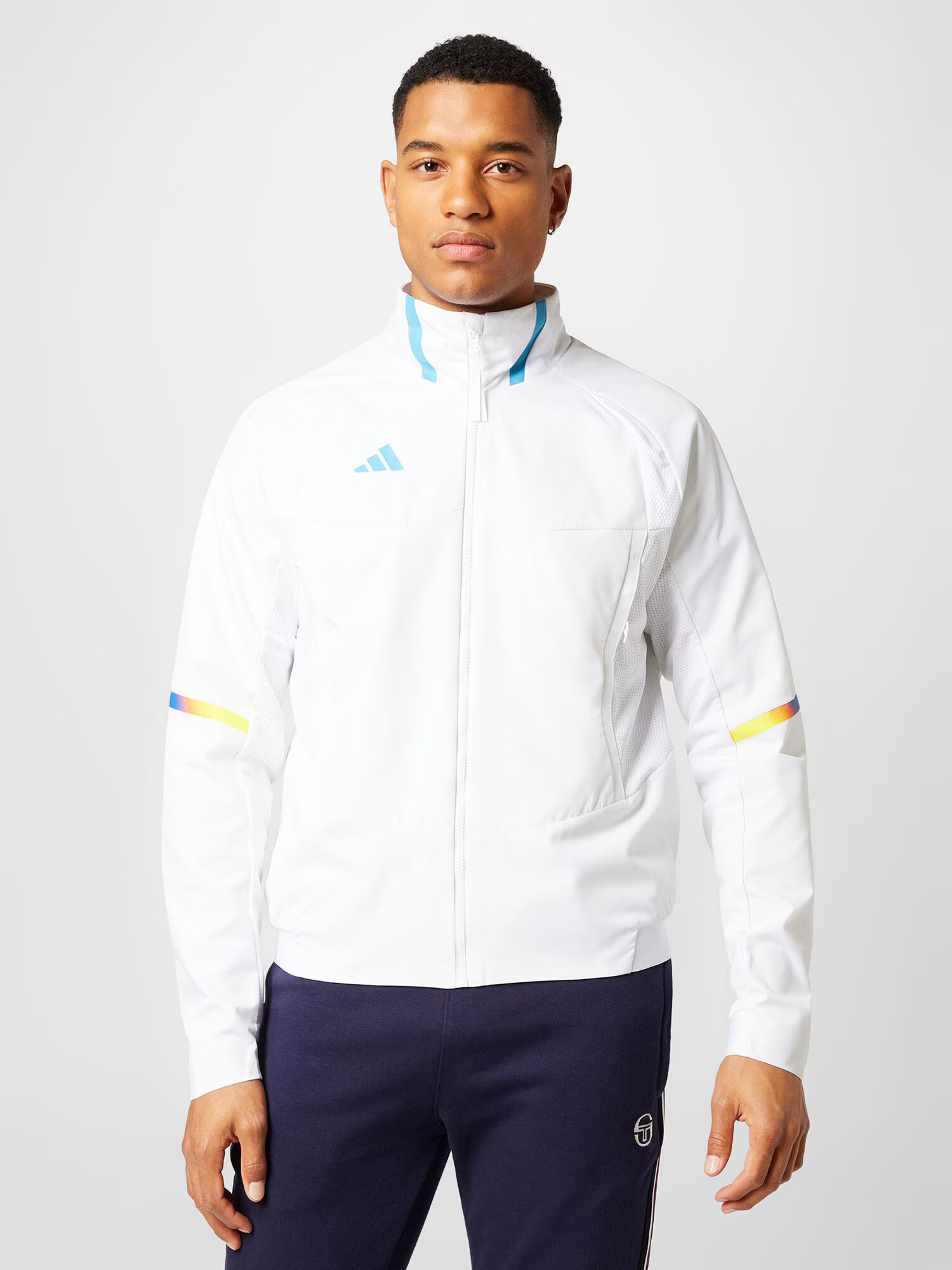 ADIDAS PERFORMANCE Športová bunda modrá / žltá / biela - Pepit.sk