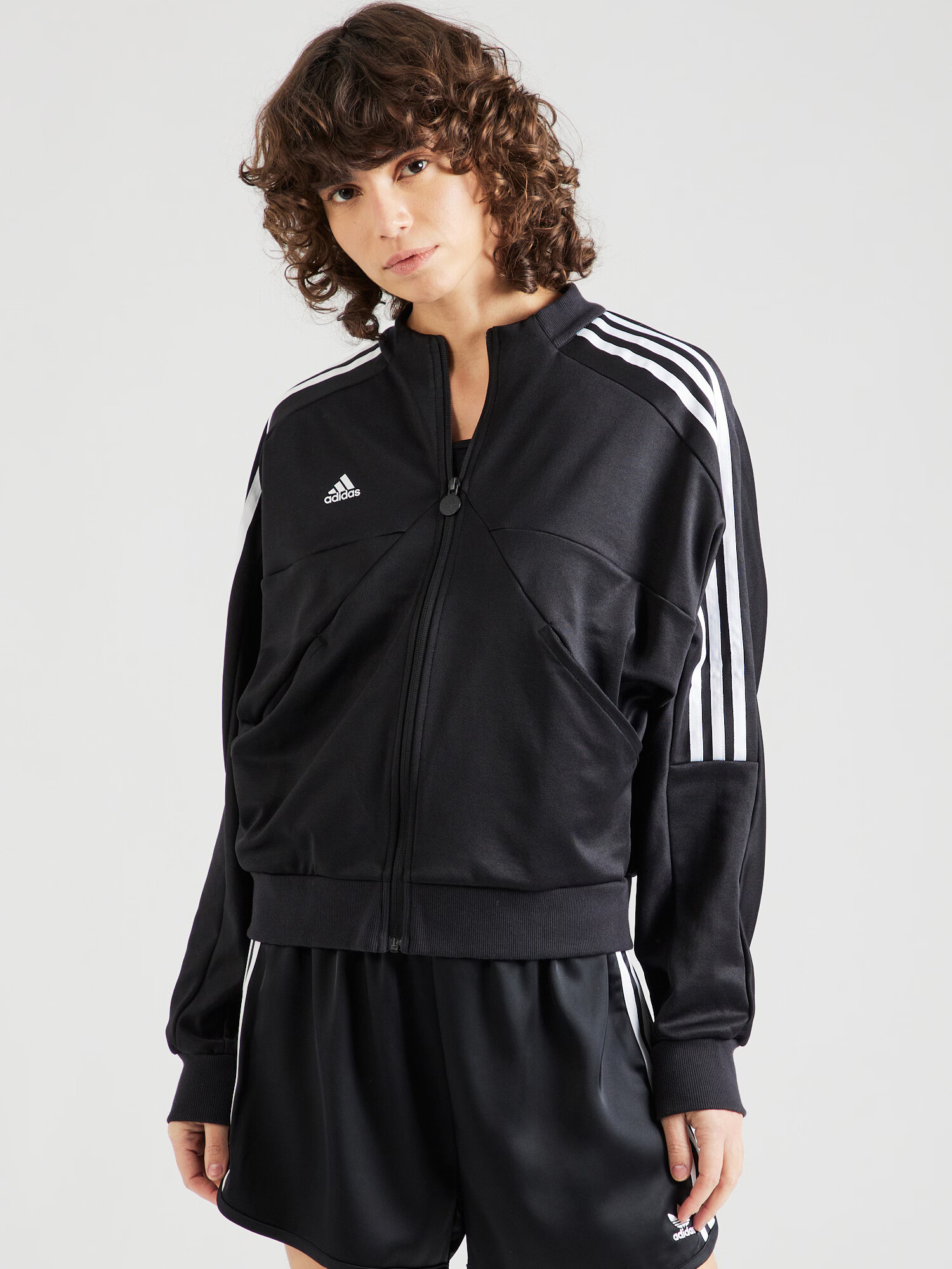 ADIDAS SPORTSWEAR Športová bunda 'Tiro' čierna / biela - Pepit.sk