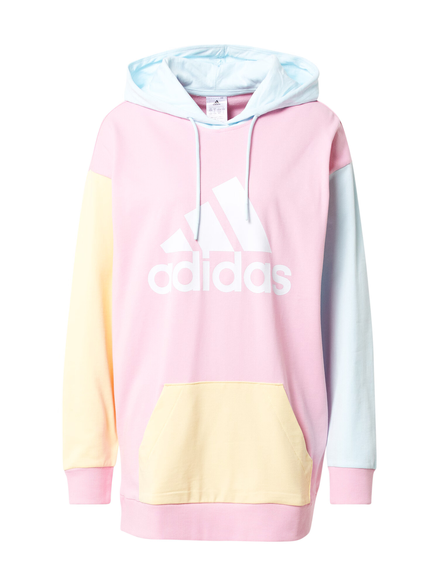 ADIDAS SPORTSWEAR Športová mikina piesková / svetlomodrá / svetloružová / biela - Pepit.sk