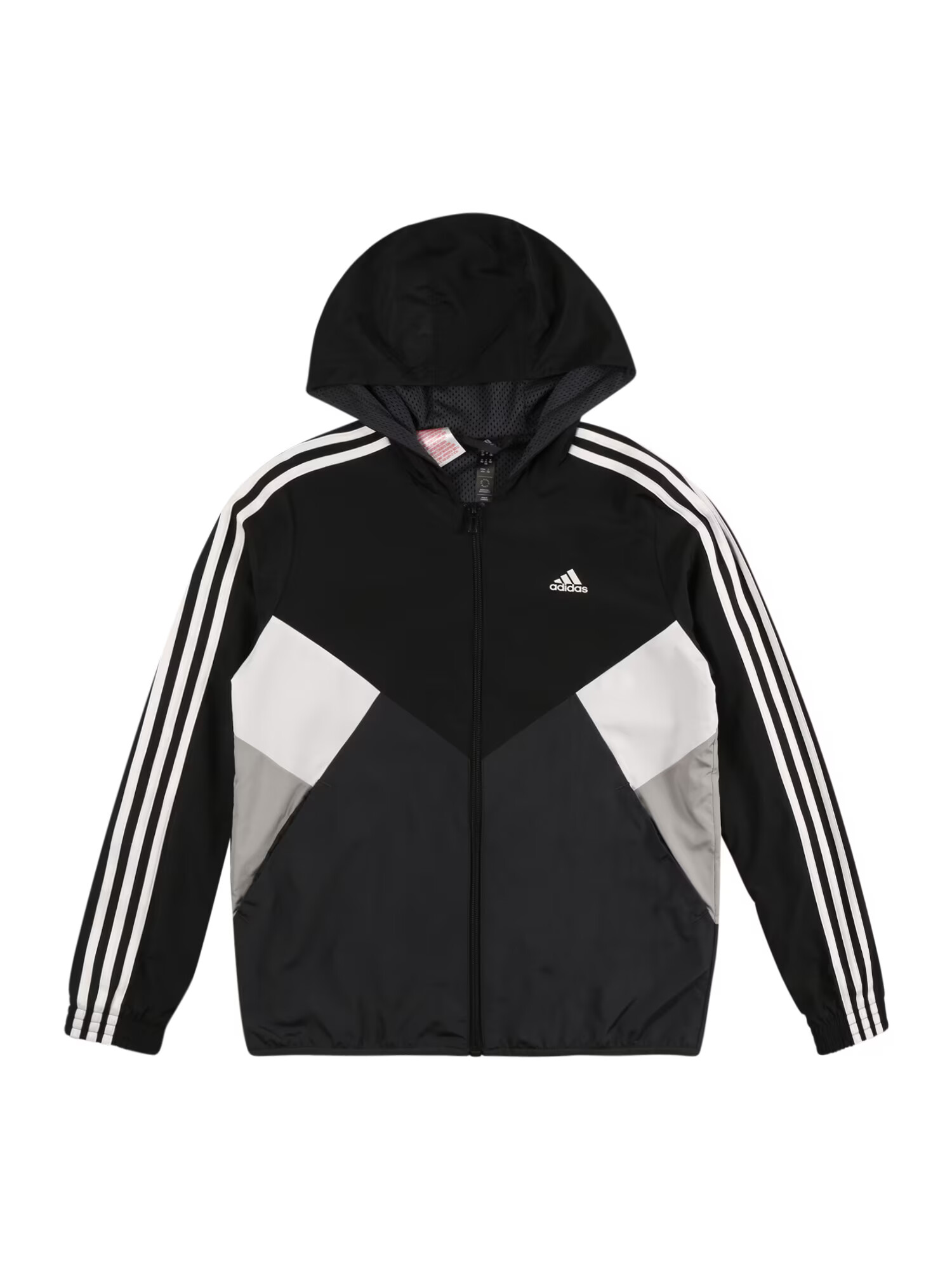 ADIDAS SPORTSWEAR Športová mikina so zipsom béžová / čierna / biela - Pepit.sk