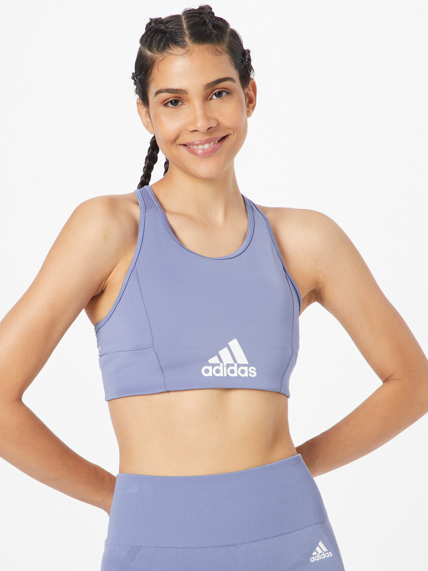 ADIDAS SPORTSWEAR Športová podprsenka orgovánová / biela - Pepit.sk