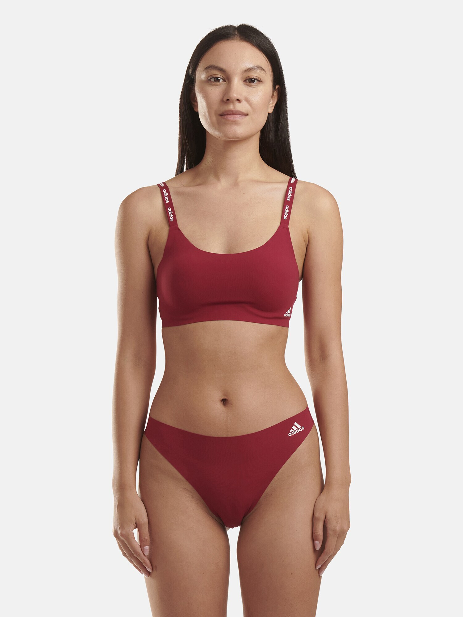 ADIDAS SPORTSWEAR Športová podprsenka ' SCOOP LOUNGE BRA ' bordová - Pepit.sk