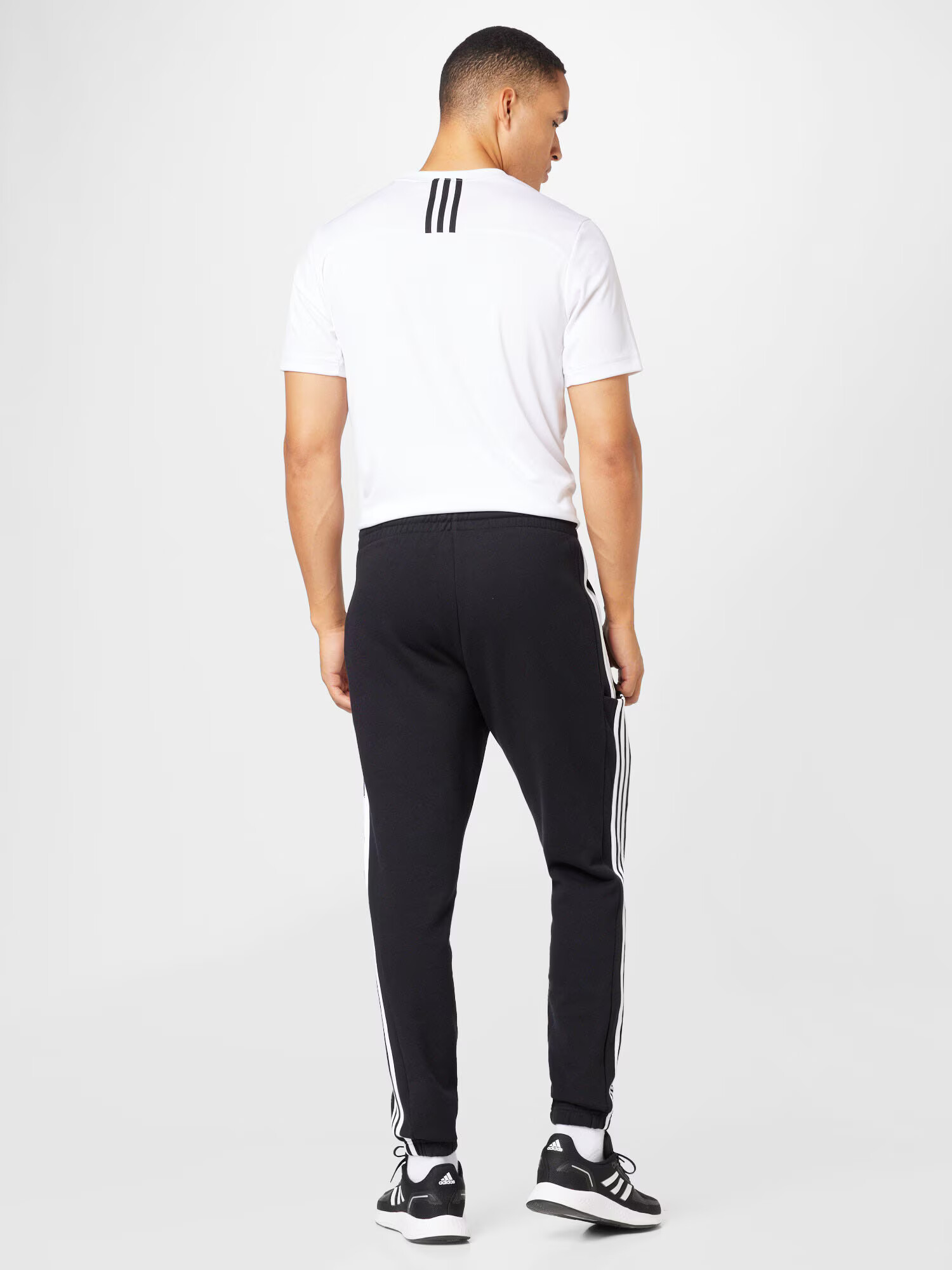 ADIDAS SPORTSWEAR Športové nohavice čierna / biela - Pepit.sk