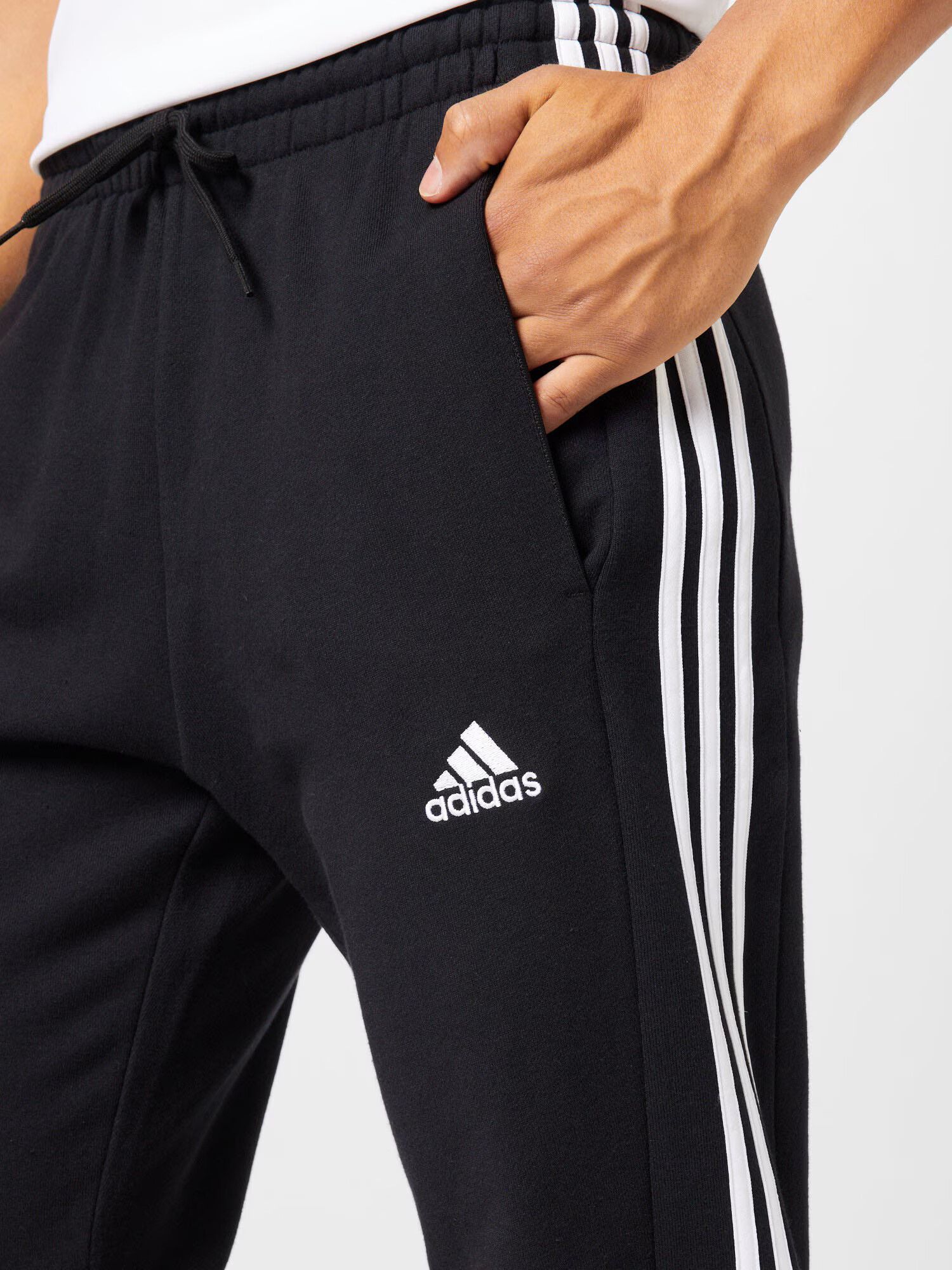 ADIDAS SPORTSWEAR Športové nohavice čierna / biela - Pepit.sk