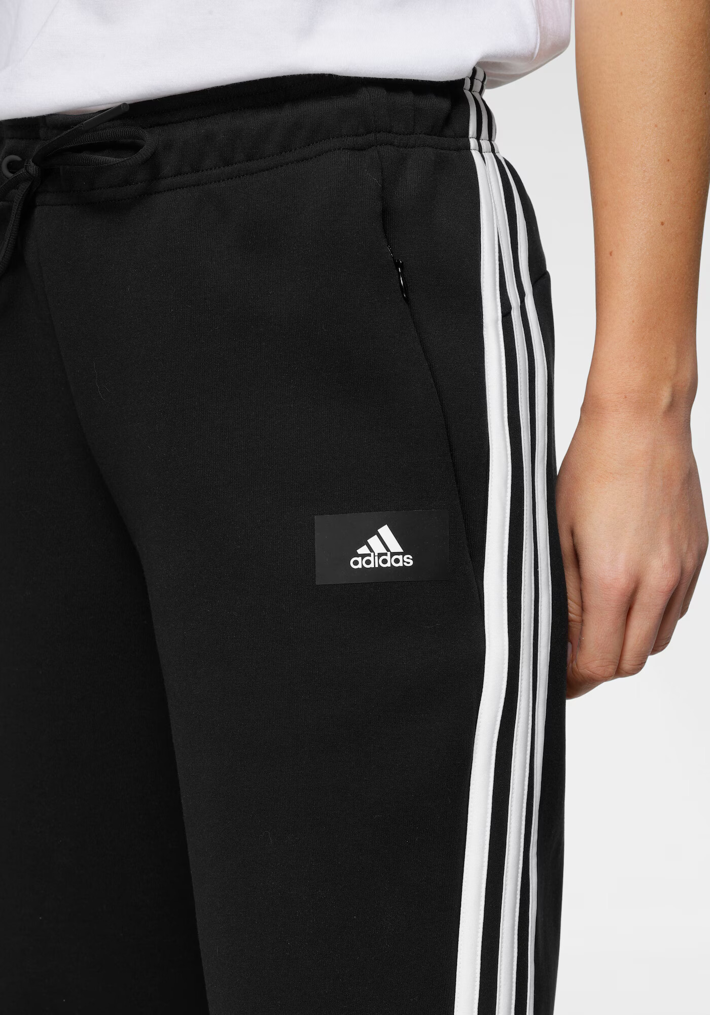 ADIDAS SPORTSWEAR Športové nohavice čierna / biela - Pepit.sk