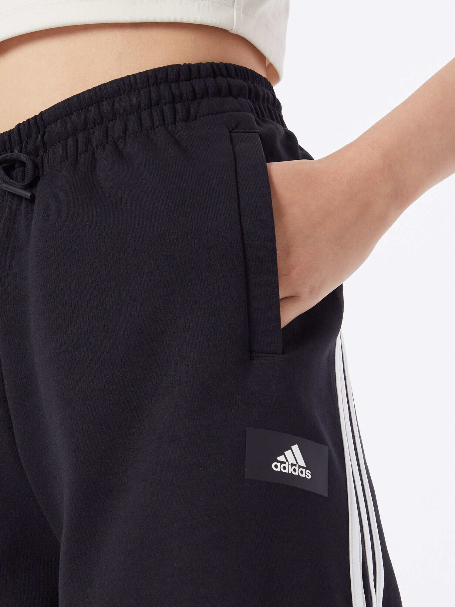 ADIDAS SPORTSWEAR Športové nohavice čierna / biela - Pepit.sk