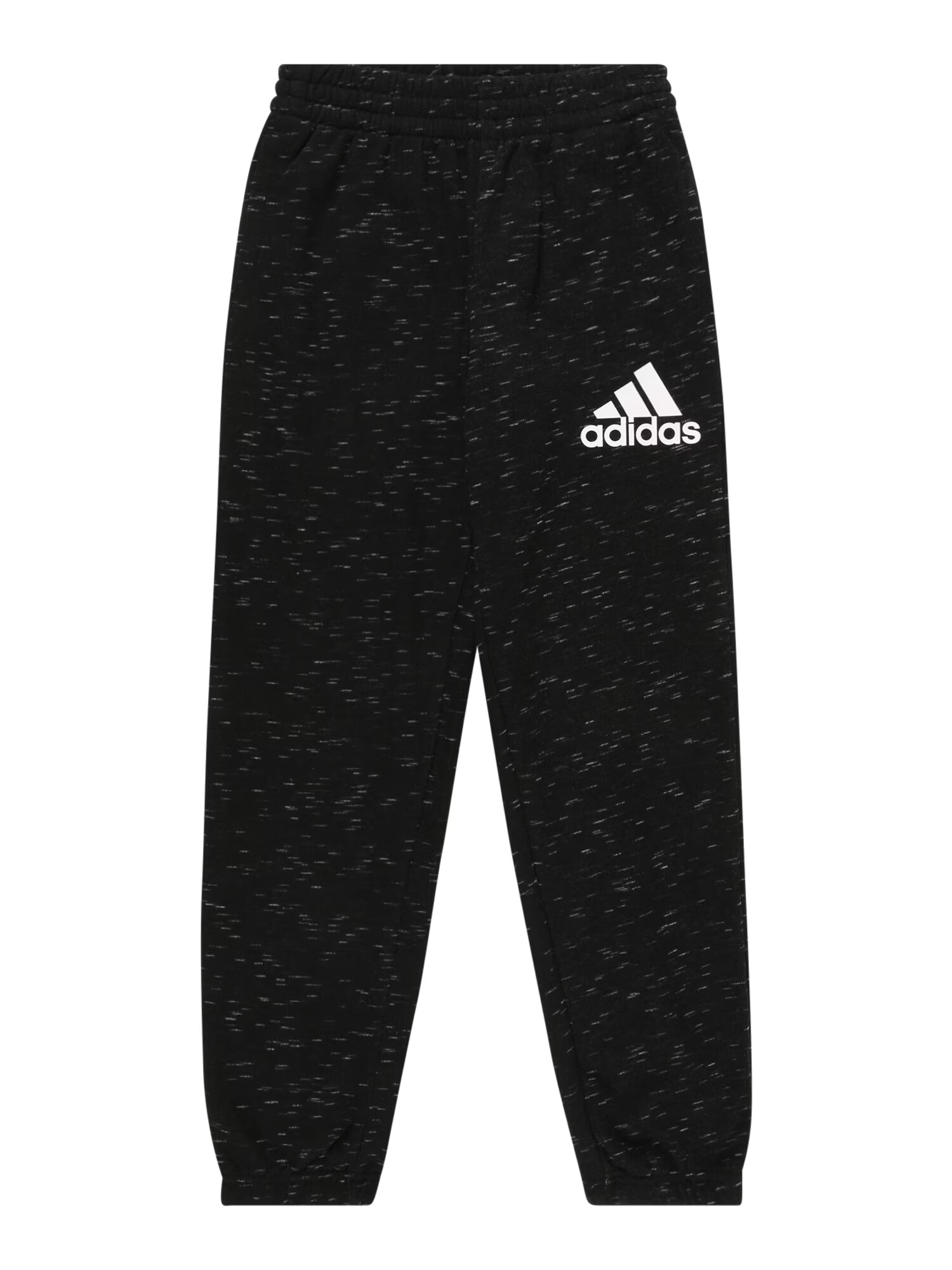 ADIDAS SPORTSWEAR Športové nohavice čierna melírovaná / biela - Pepit.sk