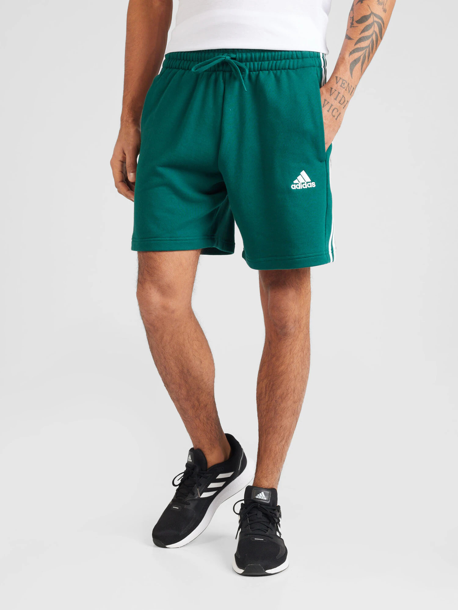 ADIDAS SPORTSWEAR Športové nohavice 'Essentials' zelená / biela - Pepit.sk