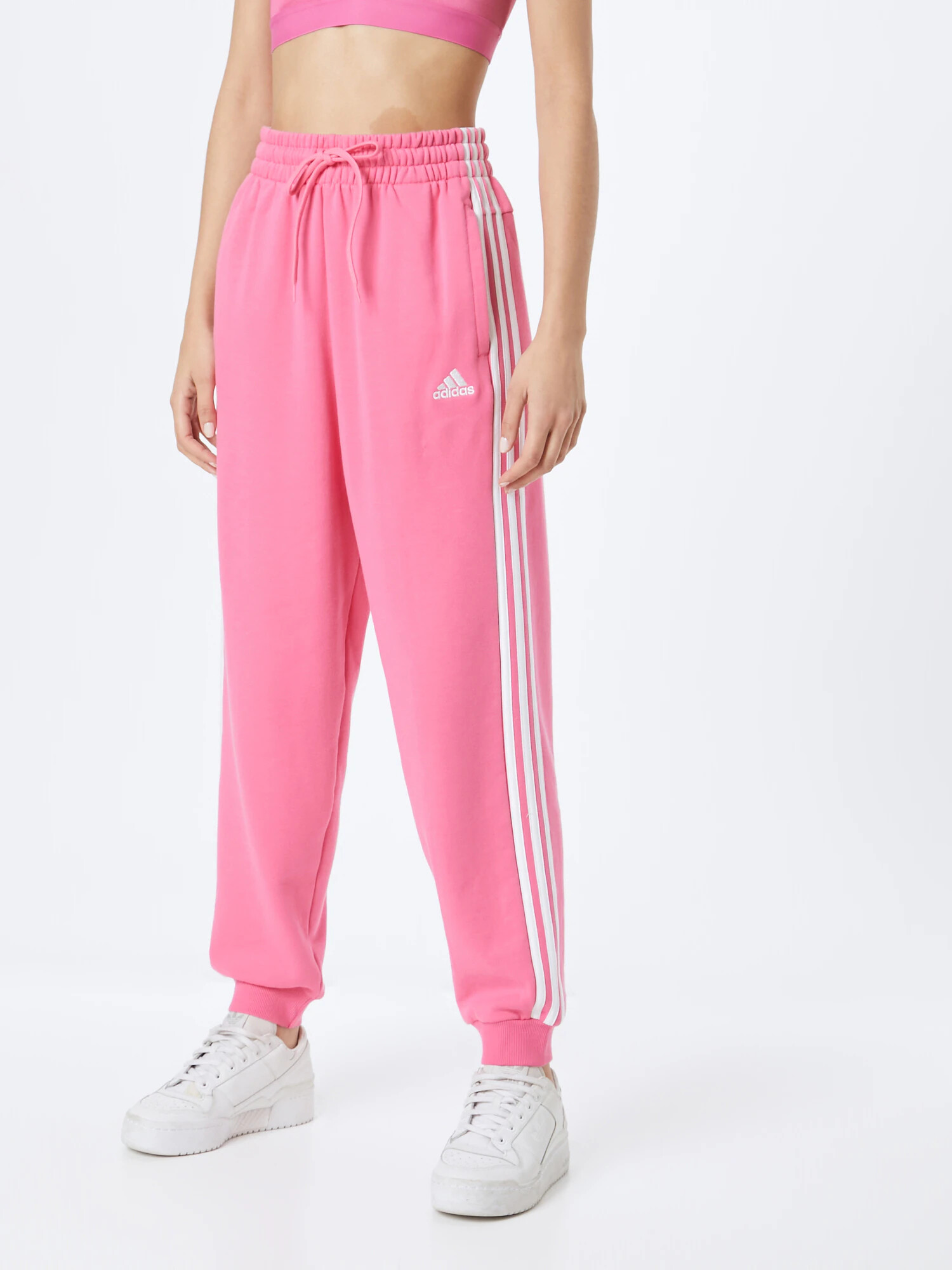 ADIDAS SPORTSWEAR Športové nohavice purpurová / biela - Pepit.sk