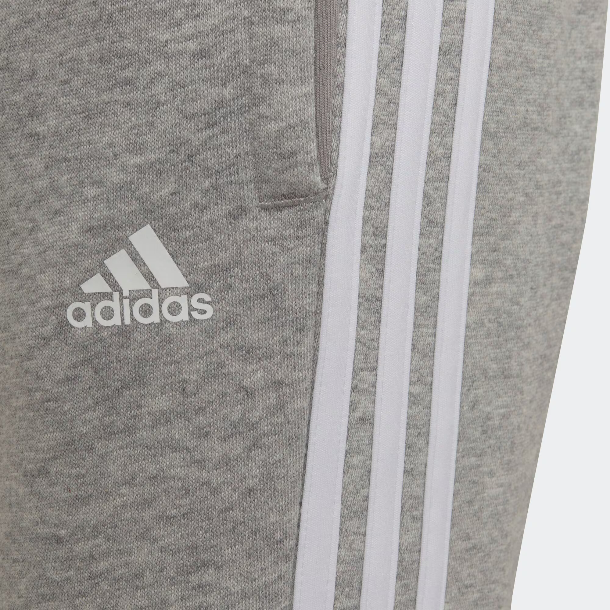 ADIDAS SPORTSWEAR Športové nohavice 'Essential' sivá / biela - Pepit.sk