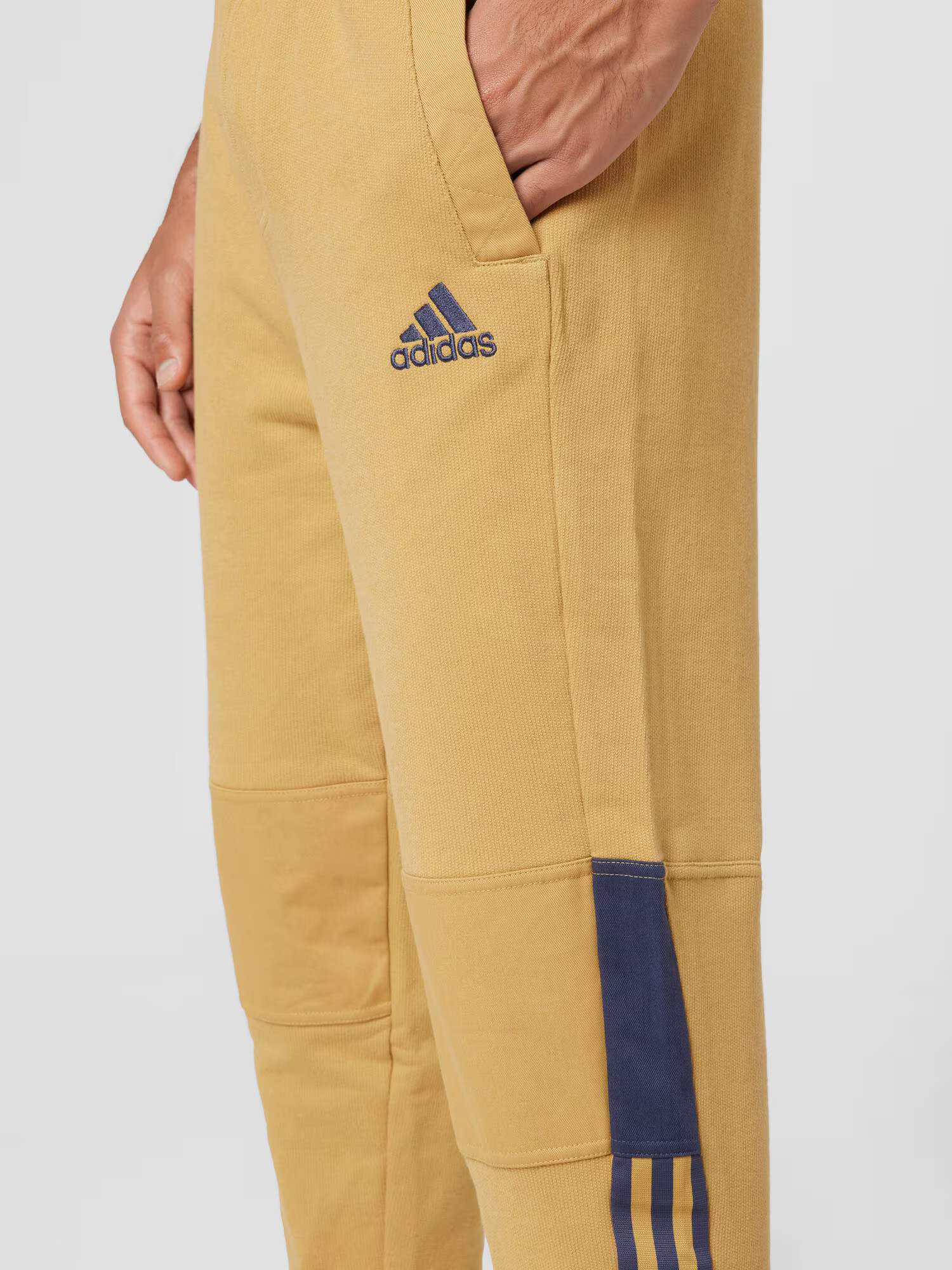 ADIDAS SPORTSWEAR Športové nohavice 'Tiro' námornícka modrá / svetlohnedá - Pepit.sk