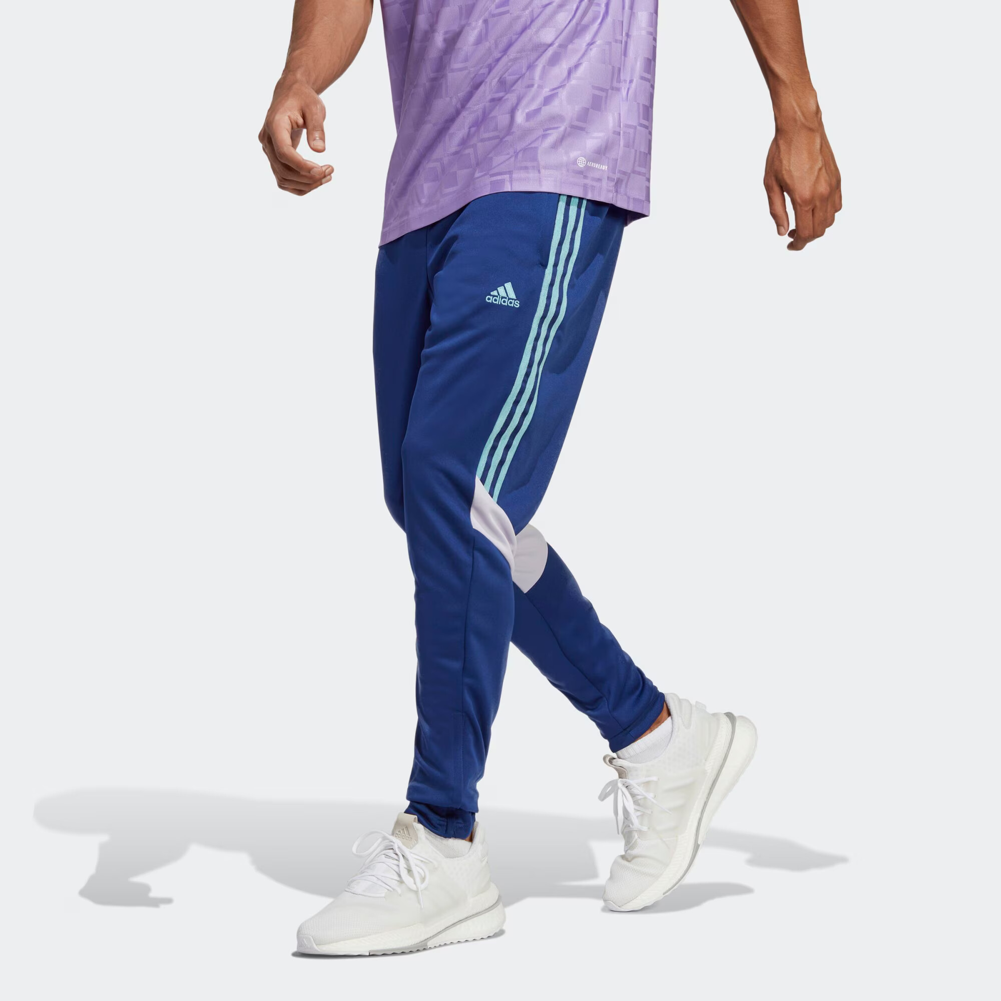 ADIDAS SPORTSWEAR Športové nohavice 'Tiro' tmavomodrá / biela - Pepit.sk