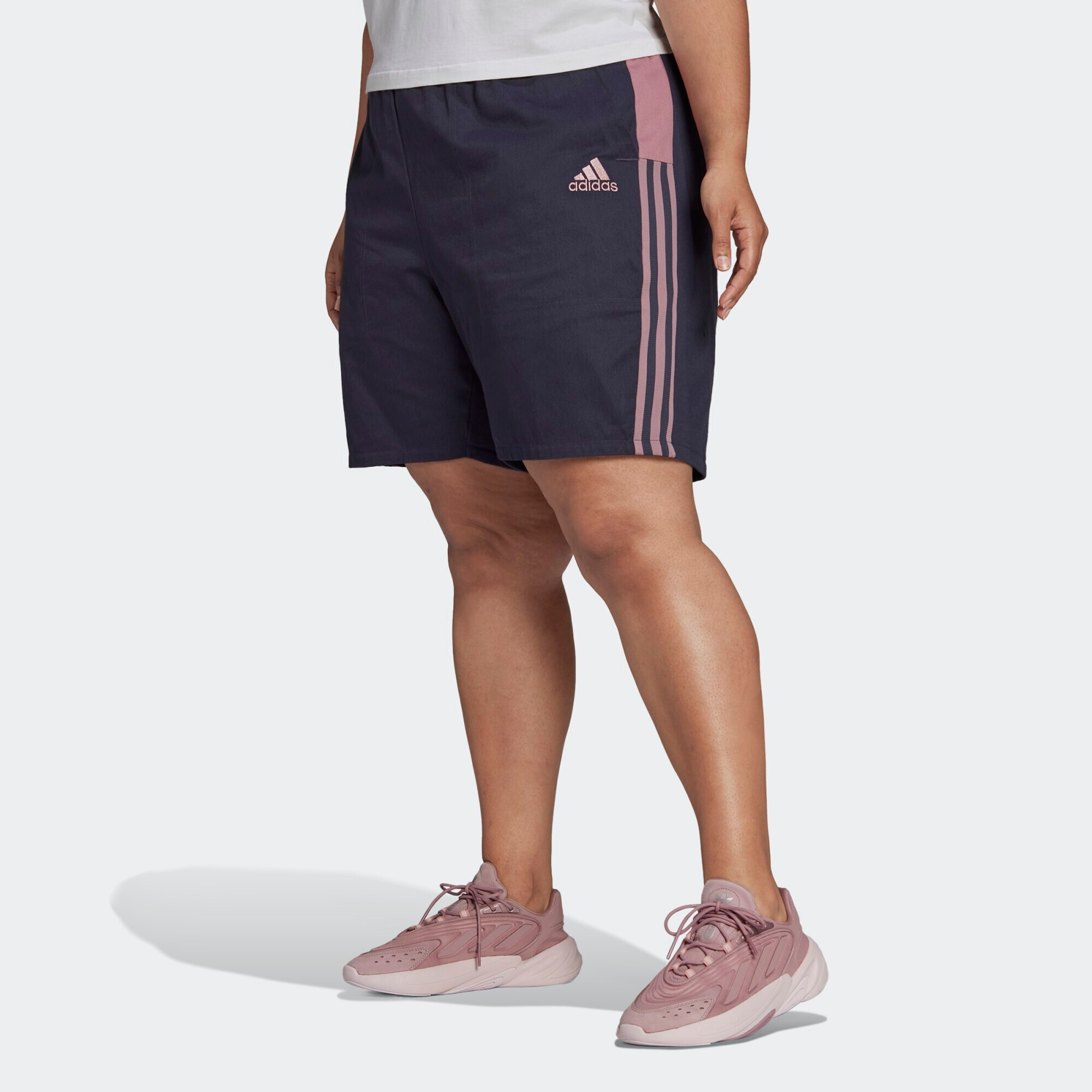 ADIDAS SPORTSWEAR Športové nohavice tmavomodrá / púdrová / staroružová - Pepit.sk