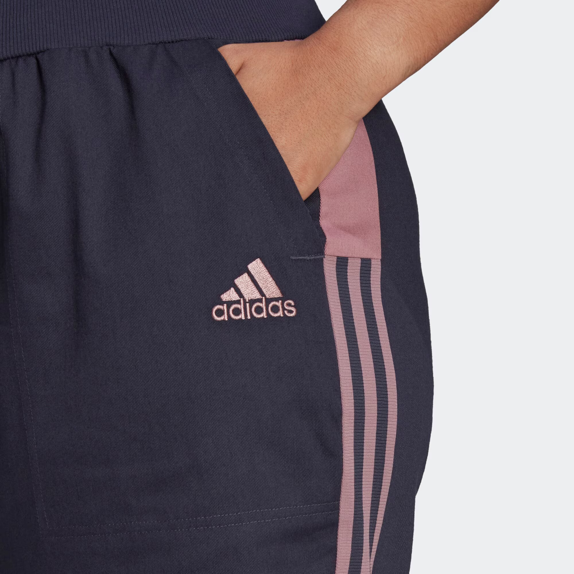 ADIDAS SPORTSWEAR Športové nohavice tmavomodrá / púdrová / staroružová - Pepit.sk