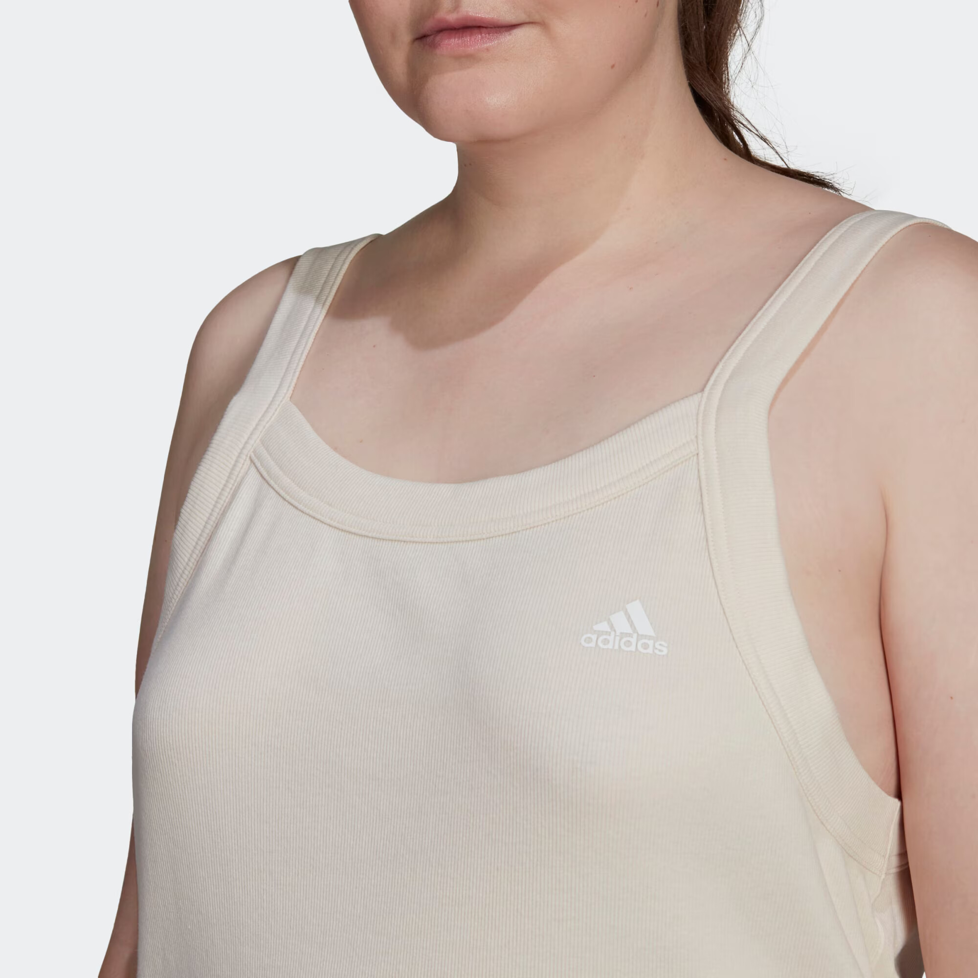 ADIDAS SPORTSWEAR Športový top 'Essentials Yoga Rib' béžová - Pepit.sk