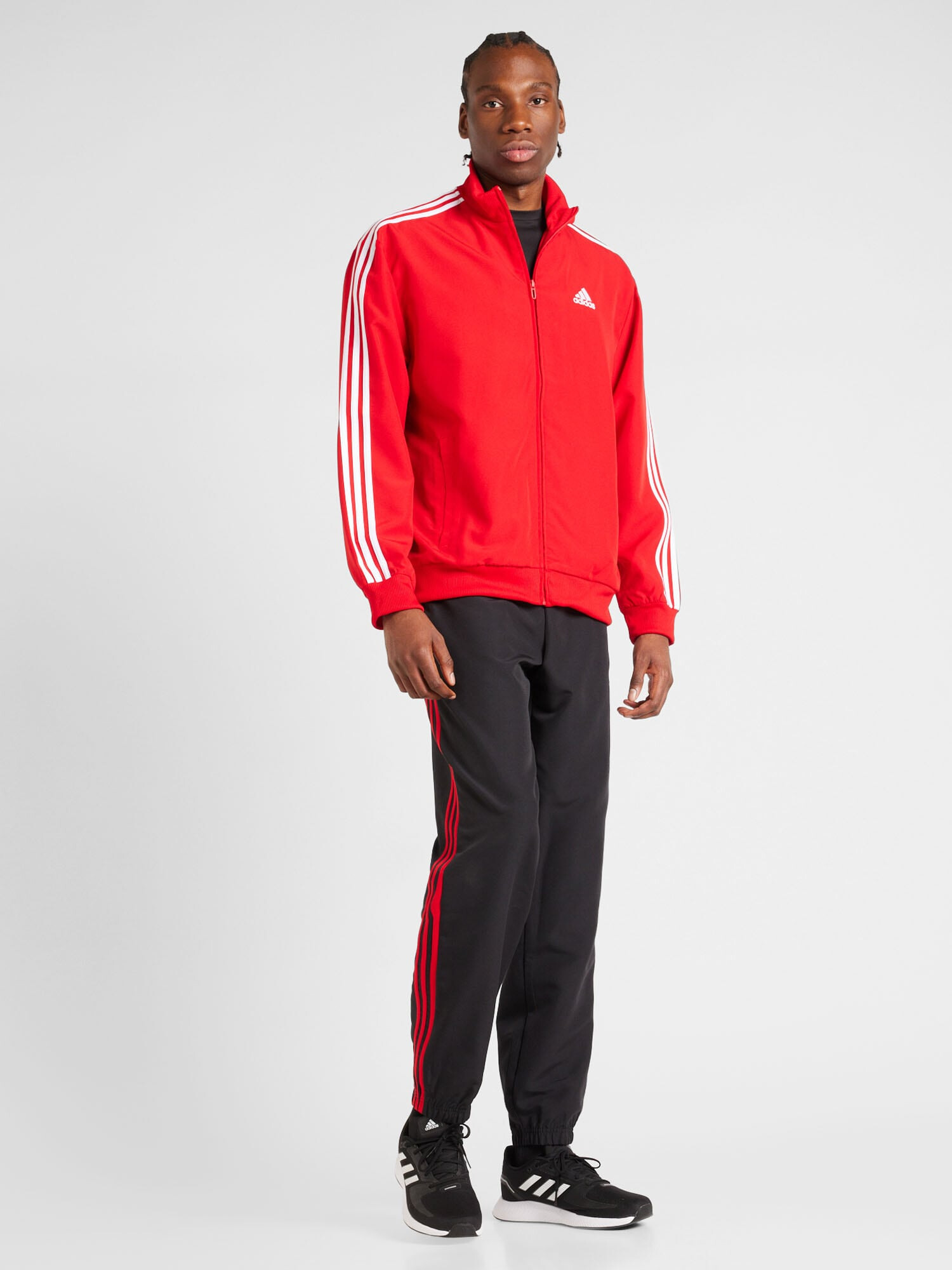 ADIDAS SPORTSWEAR Tréningový komplet červená / čierna / biela - Pepit.sk