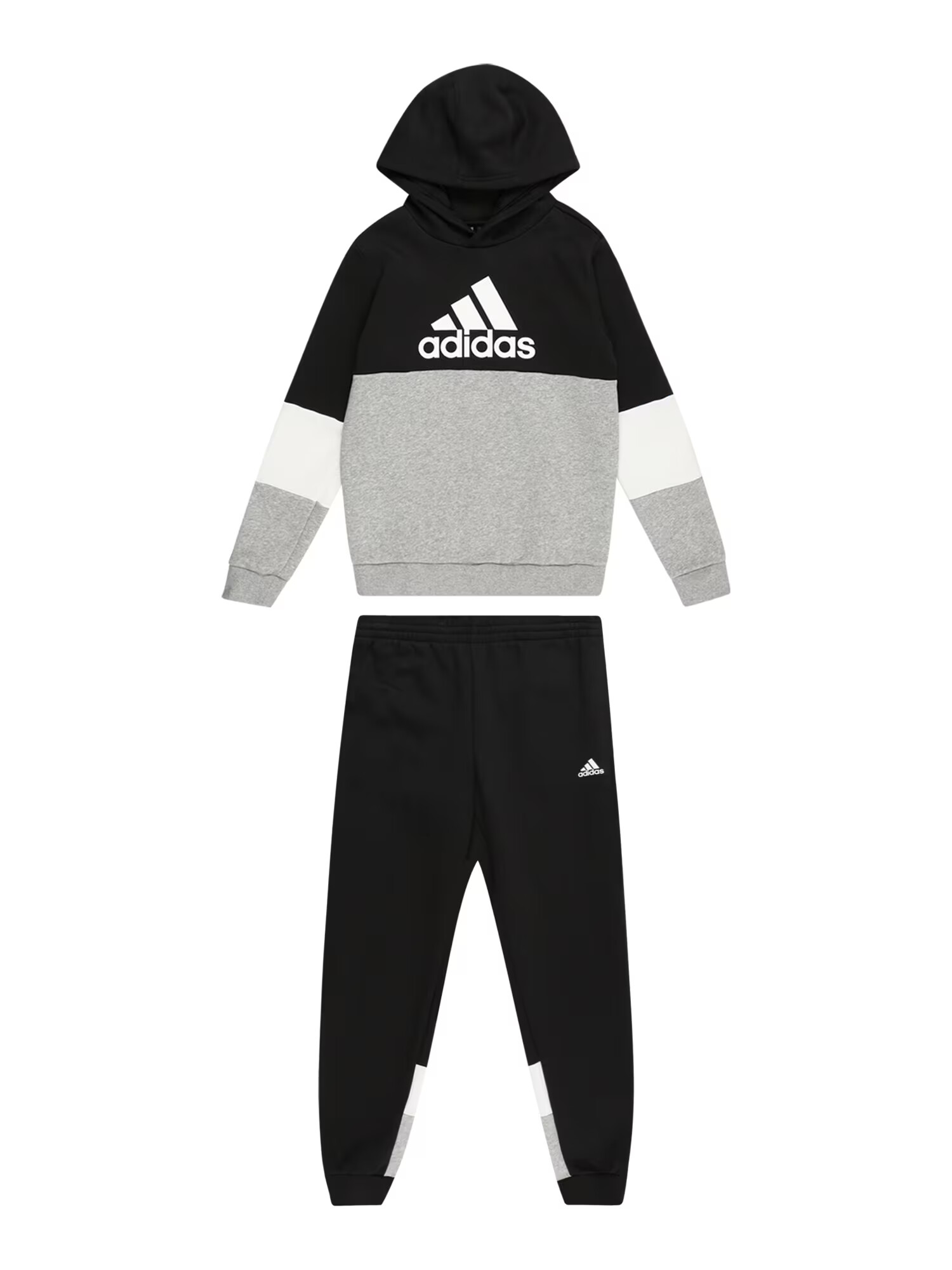 ADIDAS SPORTSWEAR Tréningový komplet sivá melírovaná / čierna / biela - Pepit.sk