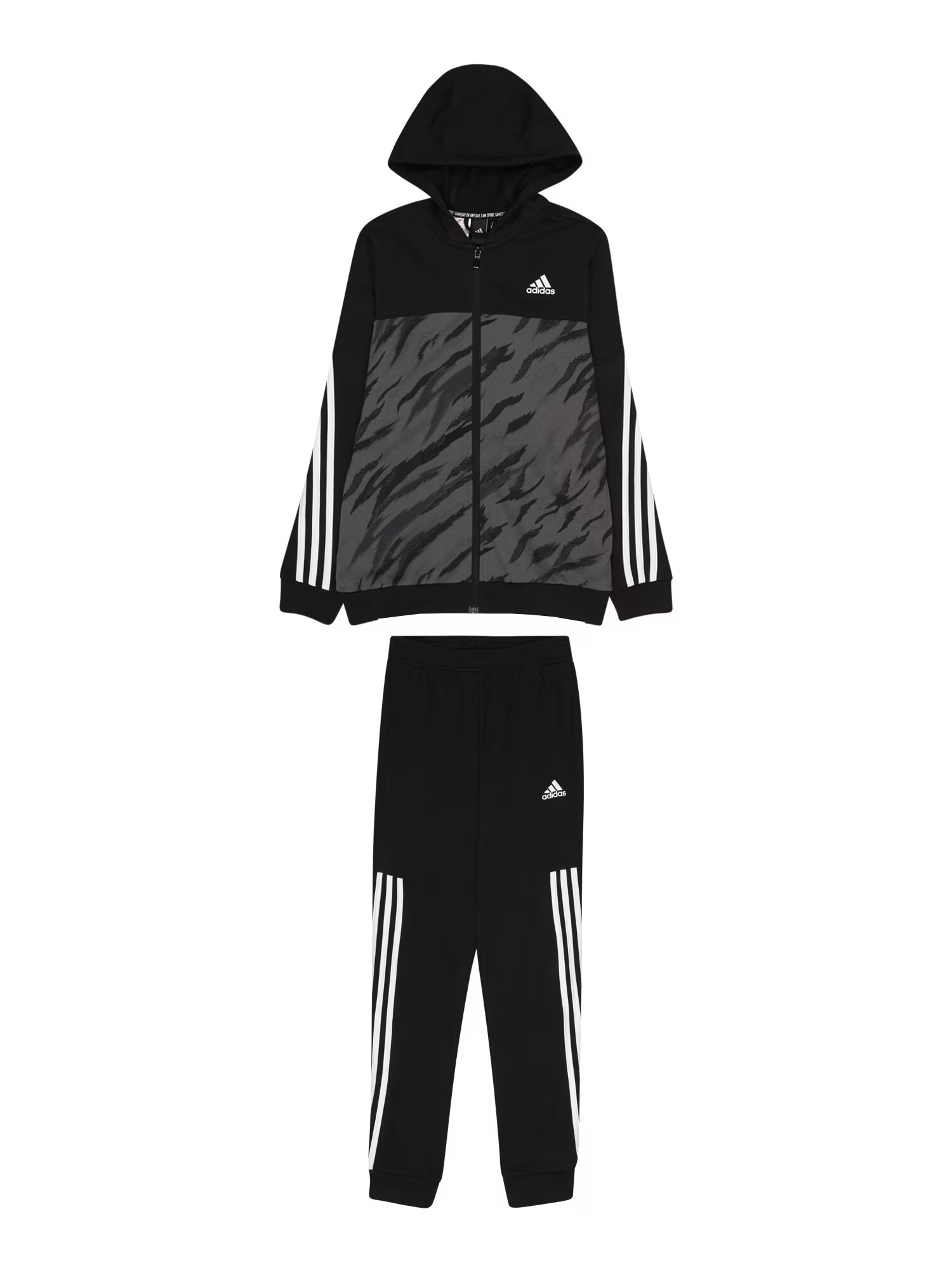 ADIDAS SPORTSWEAR Tréningový komplet tmavosivá / čierna / biela - Pepit.sk