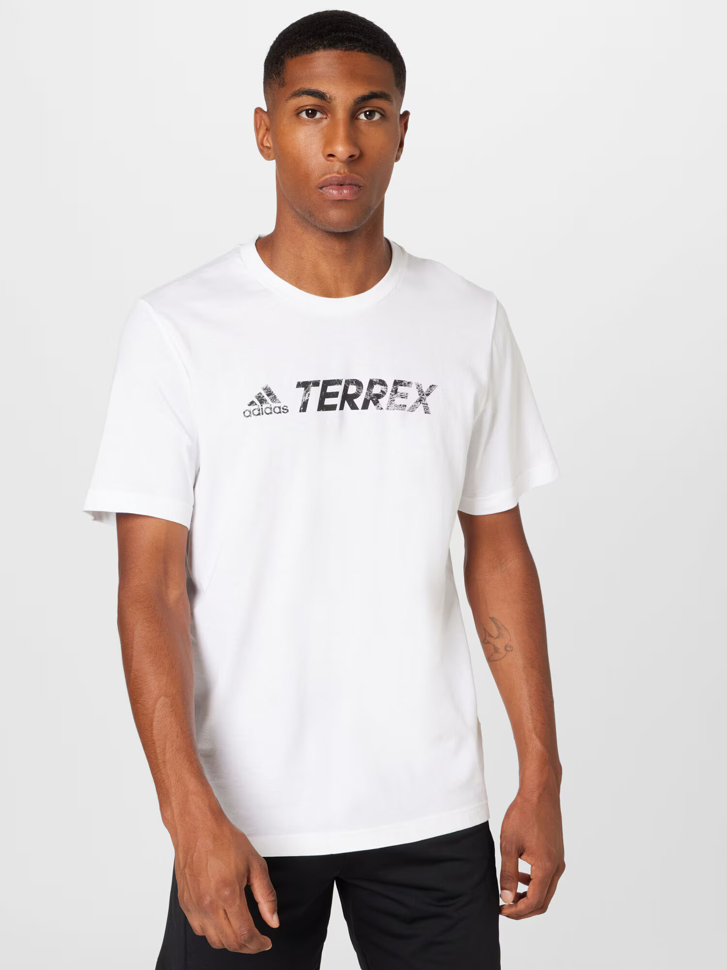 ADIDAS TERREX Funkčné tričko čierna / šedobiela - Pepit.sk