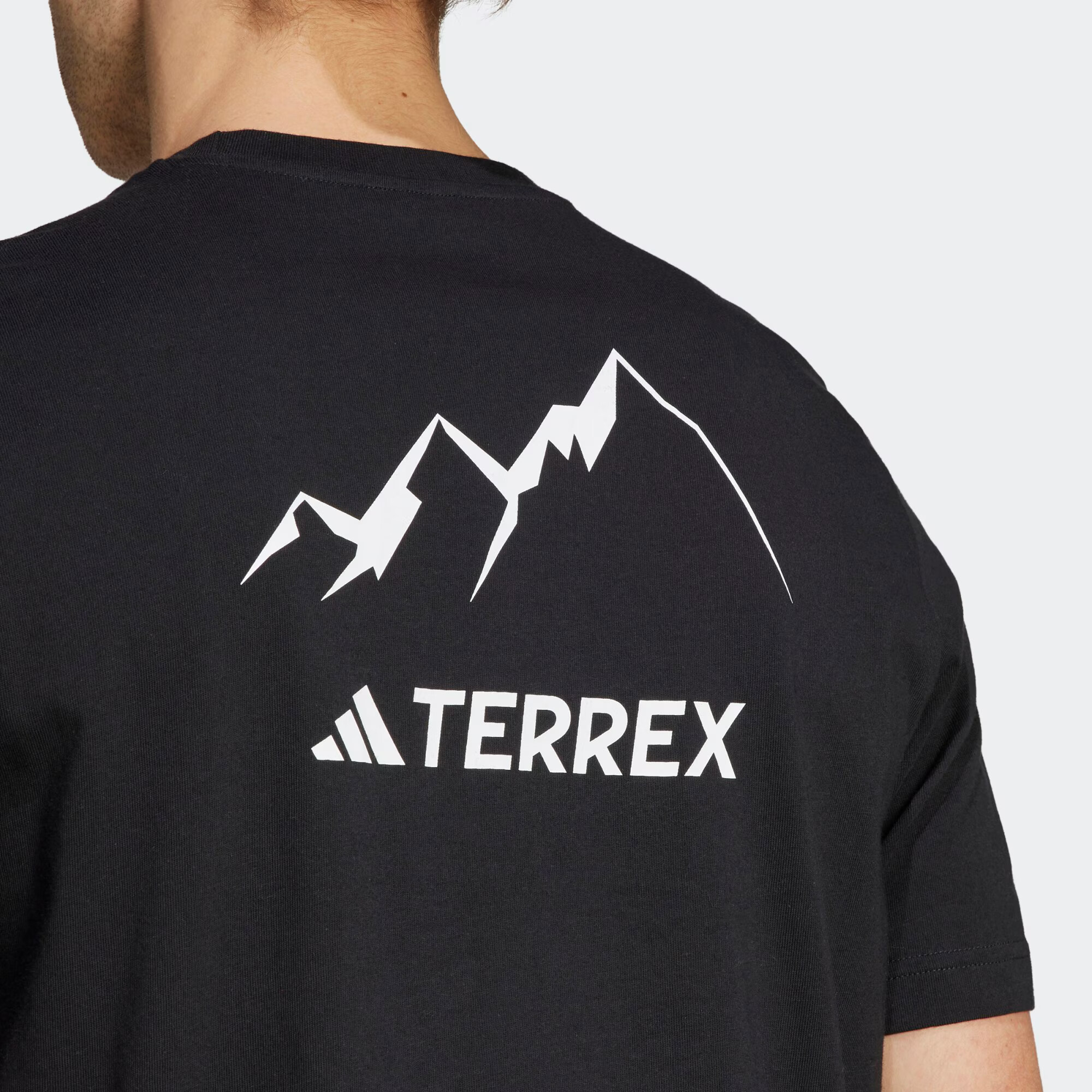 ADIDAS TERREX Funkčné tričko 'Graphic Mtn 2.0' čierna / biela - Pepit.sk