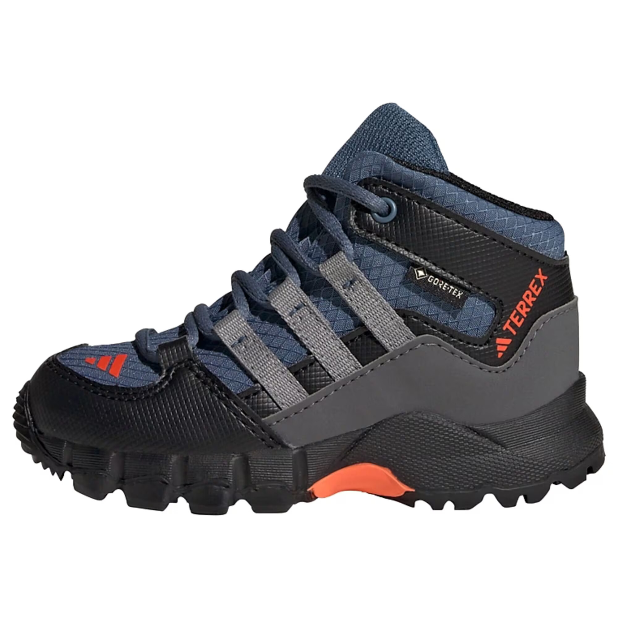 ADIDAS TERREX Nízke čižmy 'Mid Gore-Tex' modrosivá / sivá / oranžovo červená / čierna - Pepit.sk