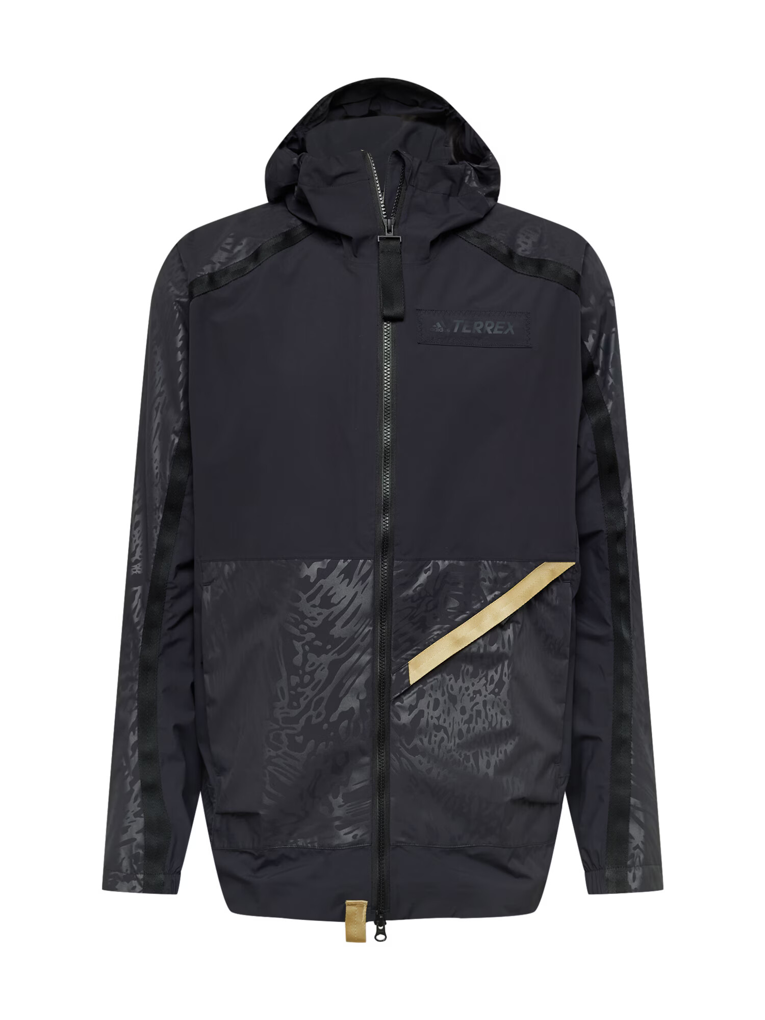 ADIDAS TERREX Outdoorová bunda 'Utilitas Rain' béžová / čierna - Pepit.sk