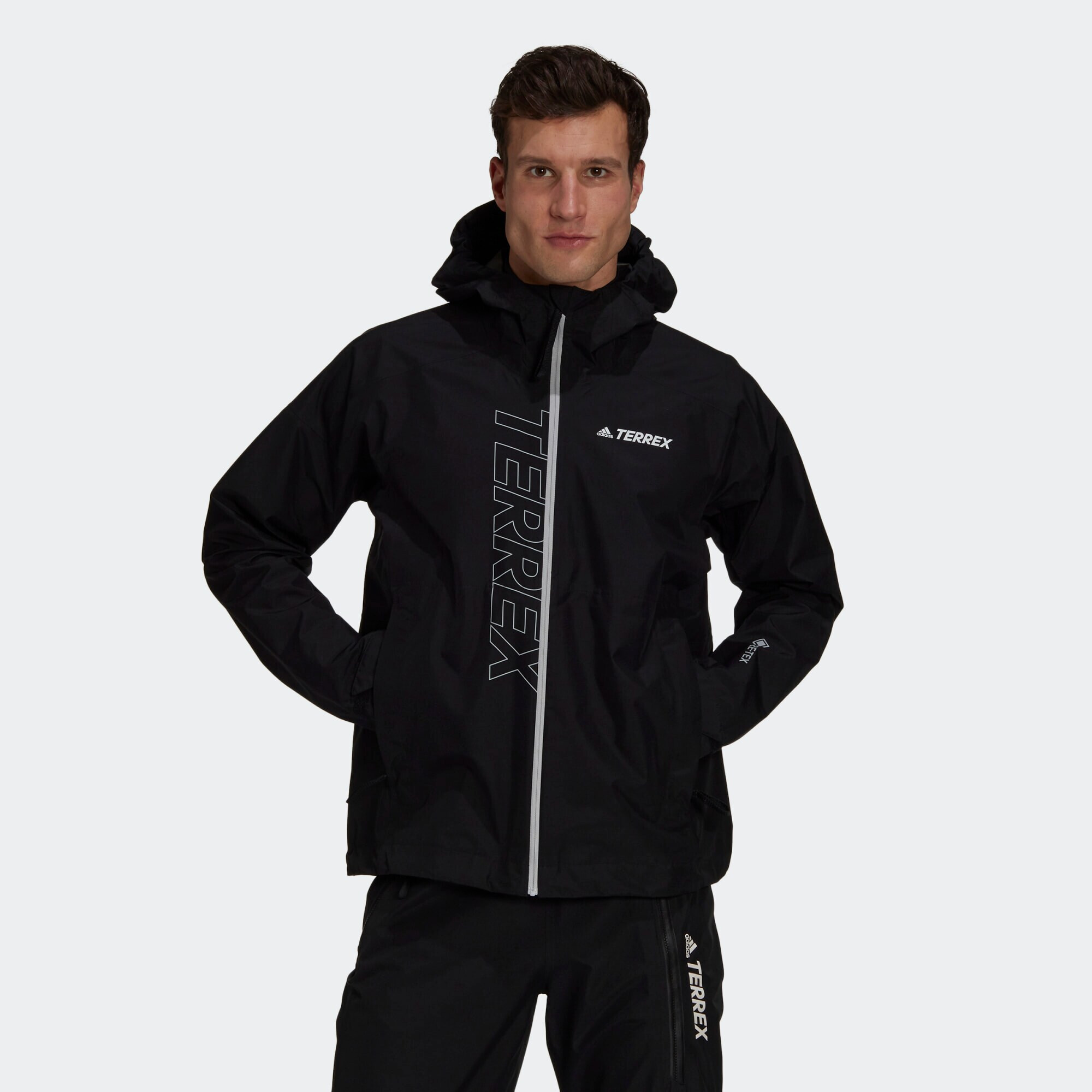 ADIDAS TERREX Outdoorová bunda čierna / biela - Pepit.sk