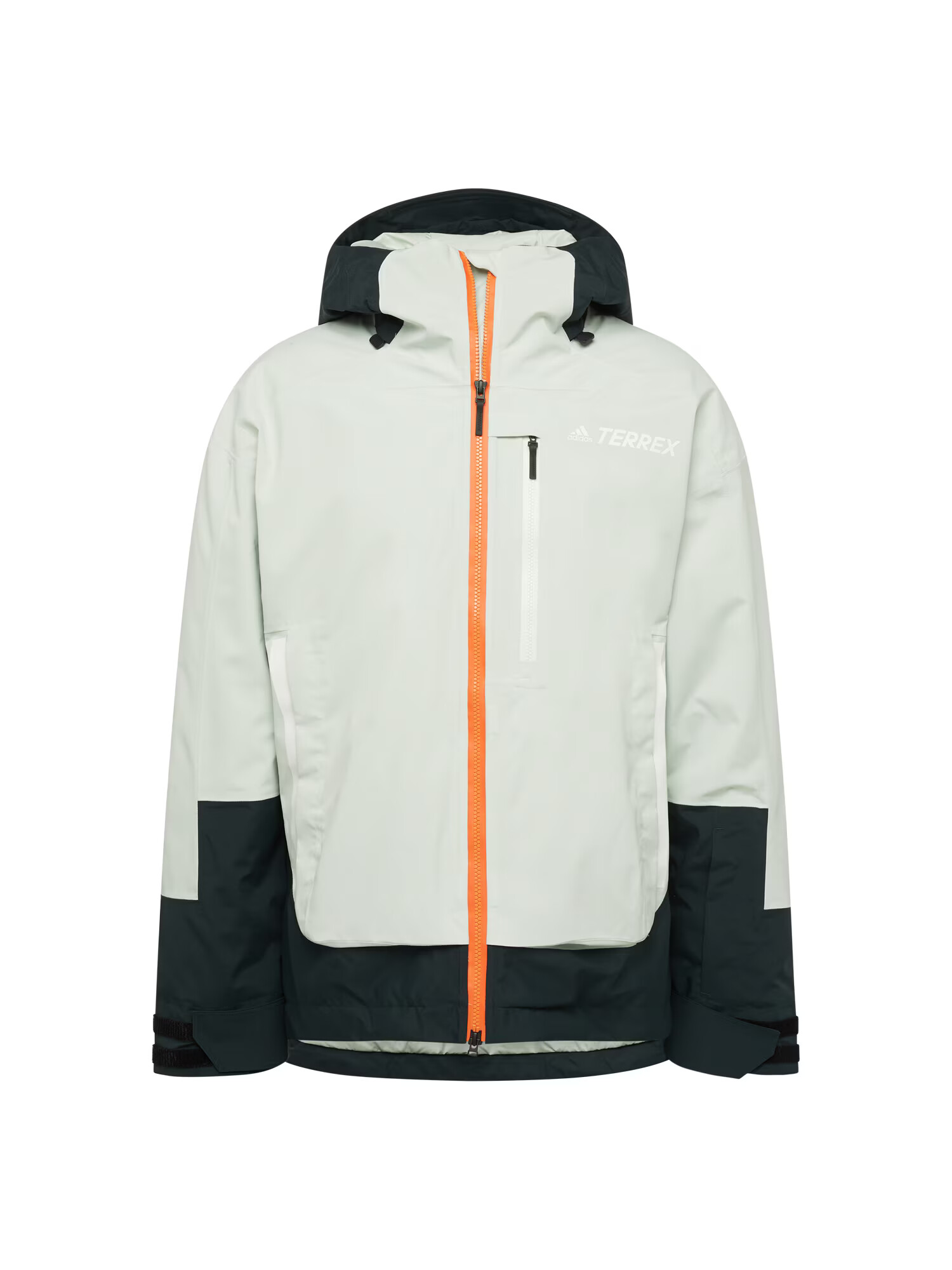 ADIDAS TERREX Outdoorová bunda 'My Shelter' námornícka modrá / mätová / pastelovo zelená / oranžová - Pepit.sk