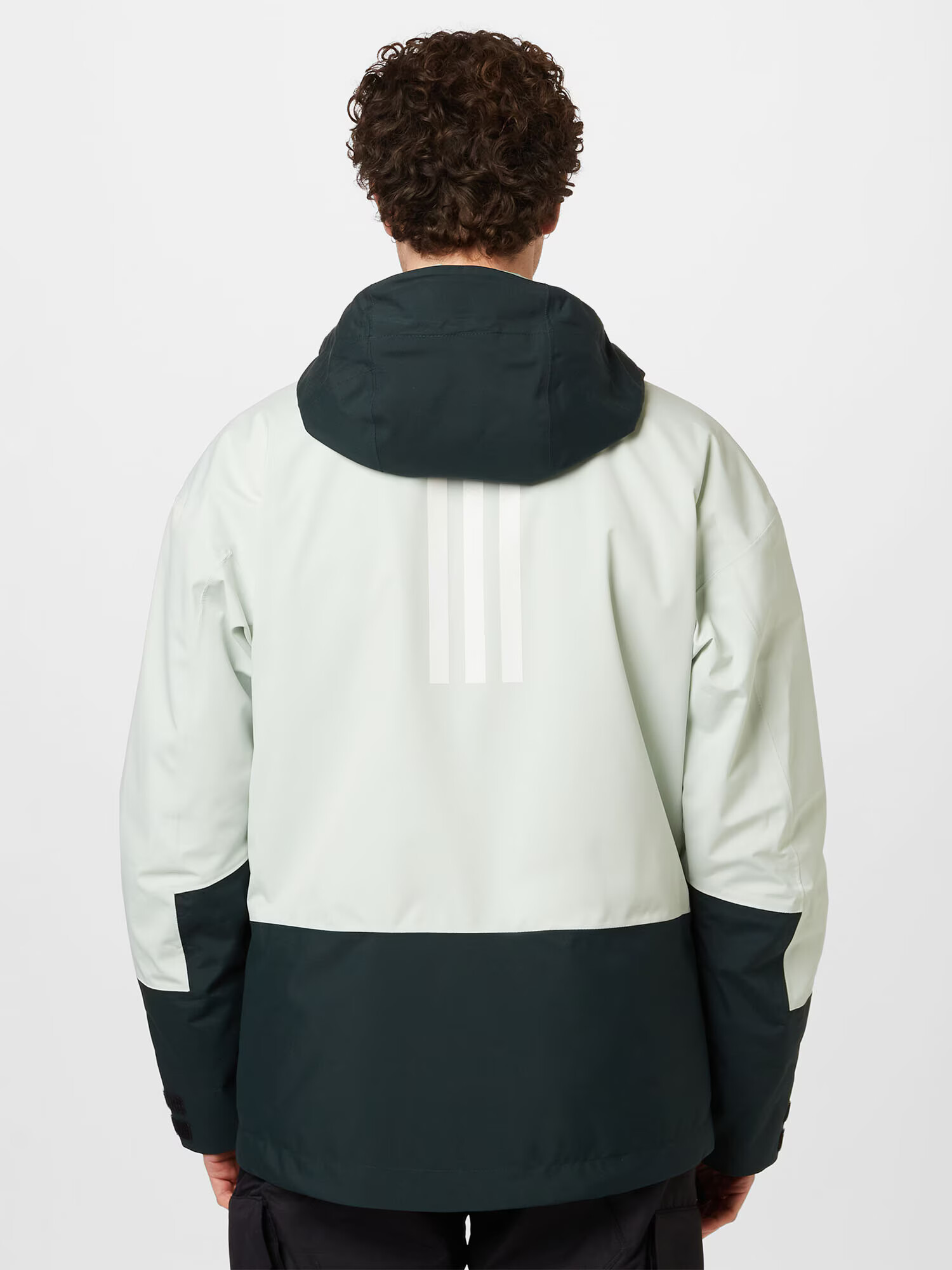 ADIDAS TERREX Outdoorová bunda 'My Shelter' námornícka modrá / mätová / pastelovo zelená / oranžová - Pepit.sk