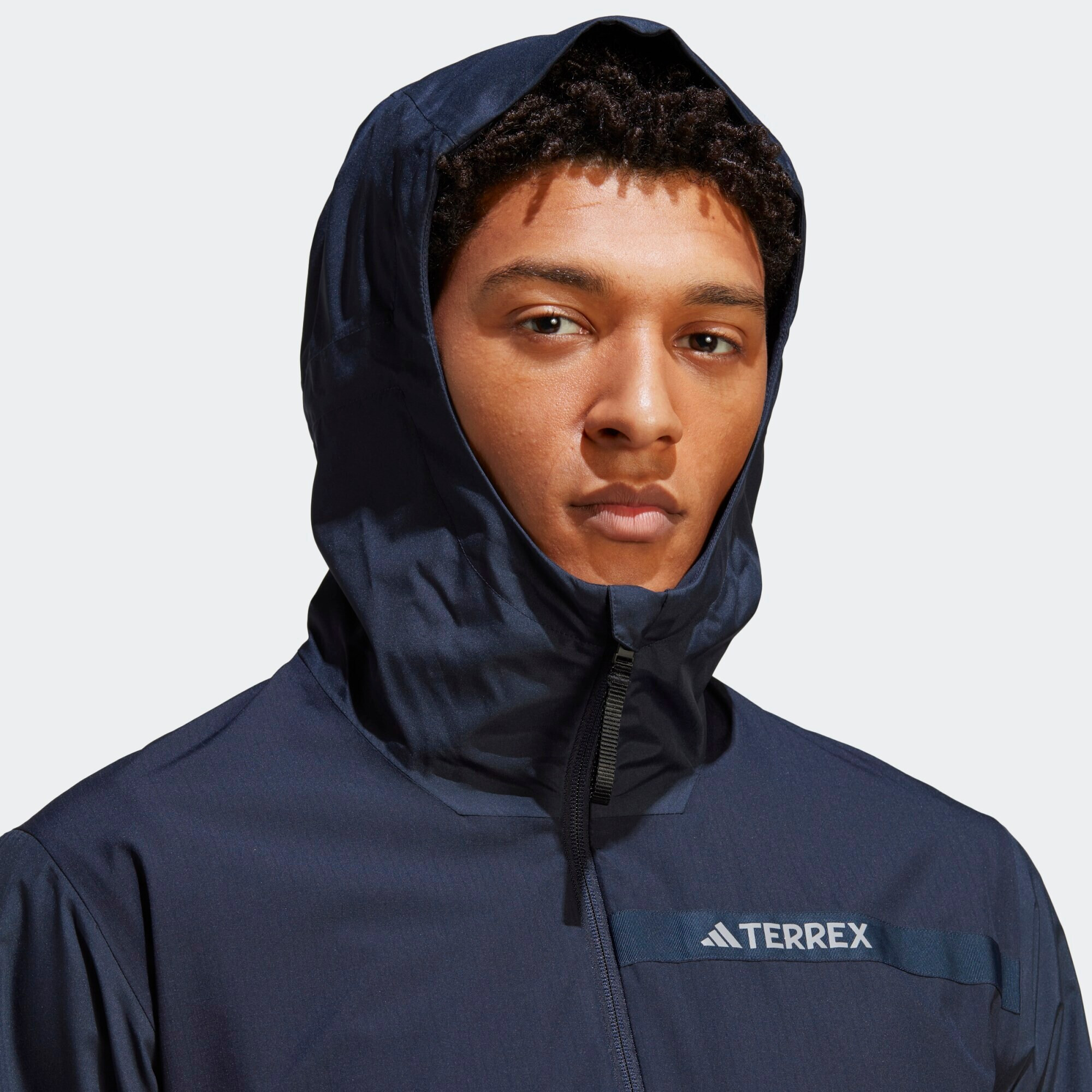 ADIDAS TERREX Outdoorová bunda námornícka modrá / biela - Pepit.sk