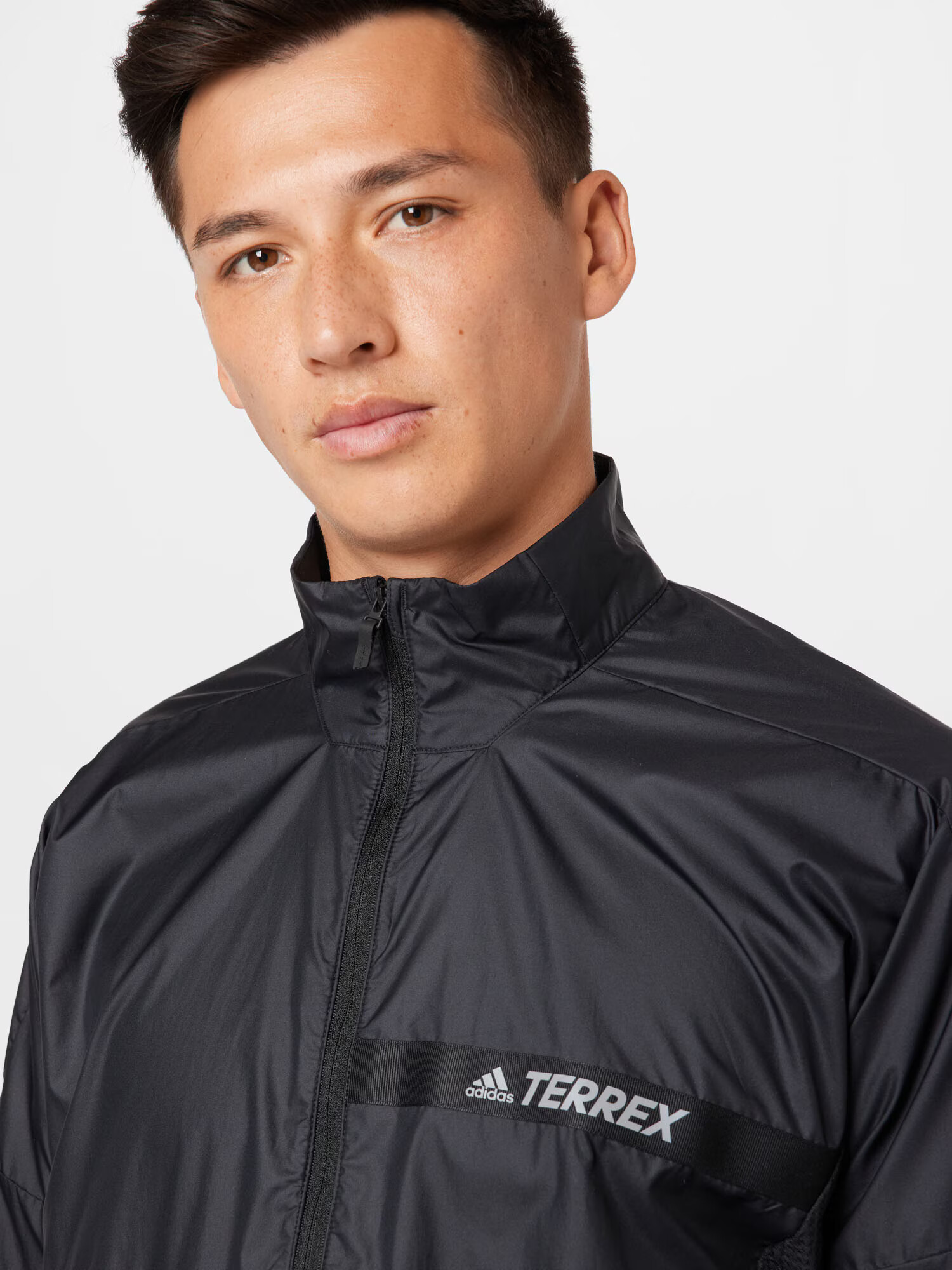 ADIDAS TERREX Outdoorová bunda svetlosivá / čierna - Pepit.sk