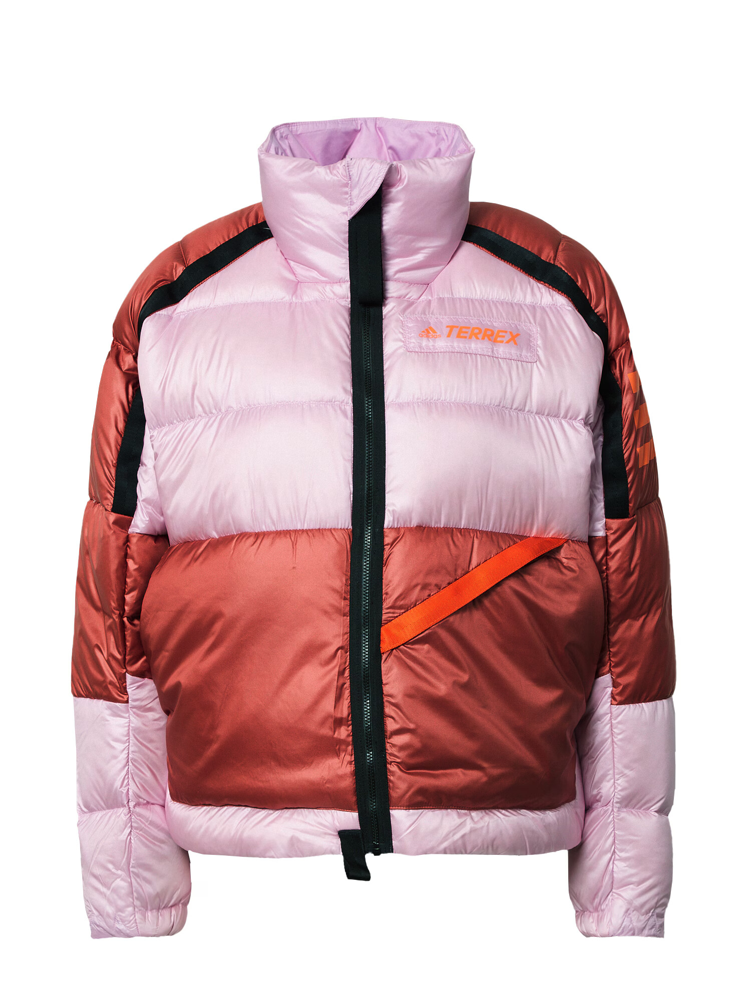 ADIDAS TERREX Outdoorová bunda 'Utilitas' orgovánová / neónovo oranžová / karmínovo červená / čierna - Pepit.sk