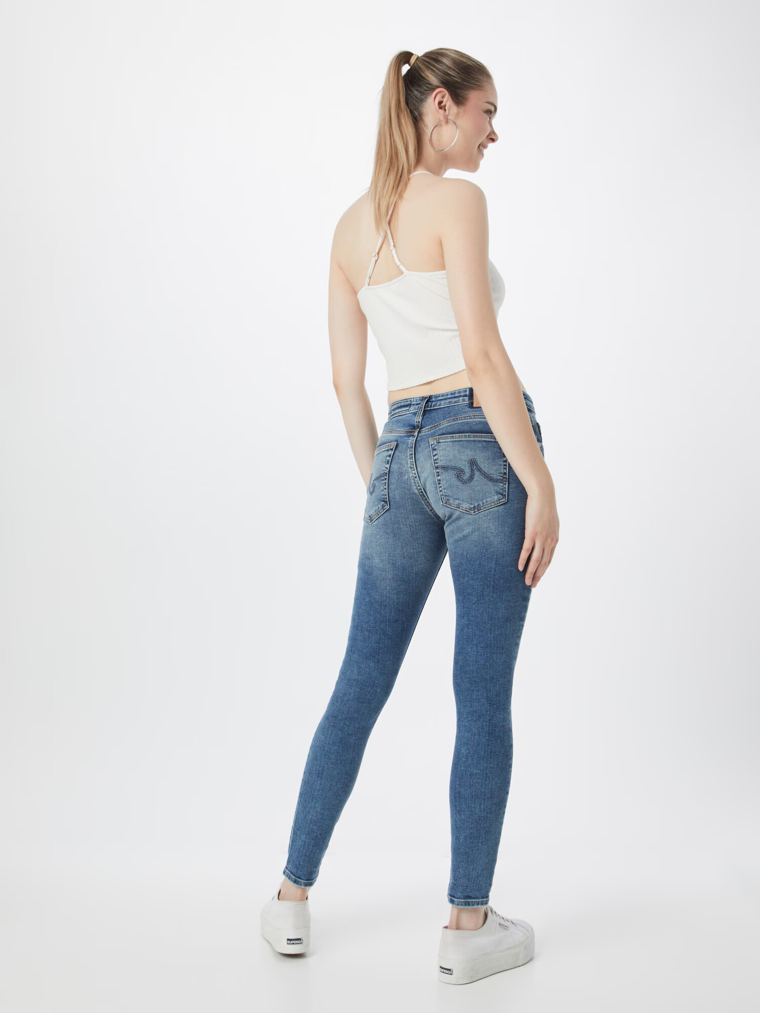 AG Jeans Džínsy 'FARRAH' modrá denim - Pepit.sk