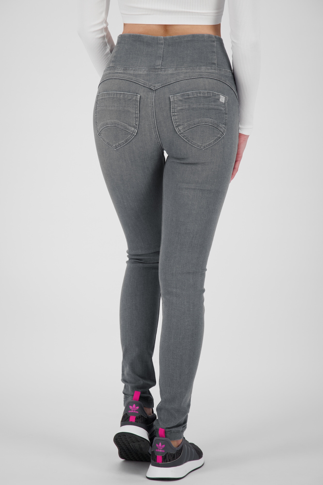 Alife and Kickin Jeggings 'ChiaraAK' sivý denim - Pepit.sk