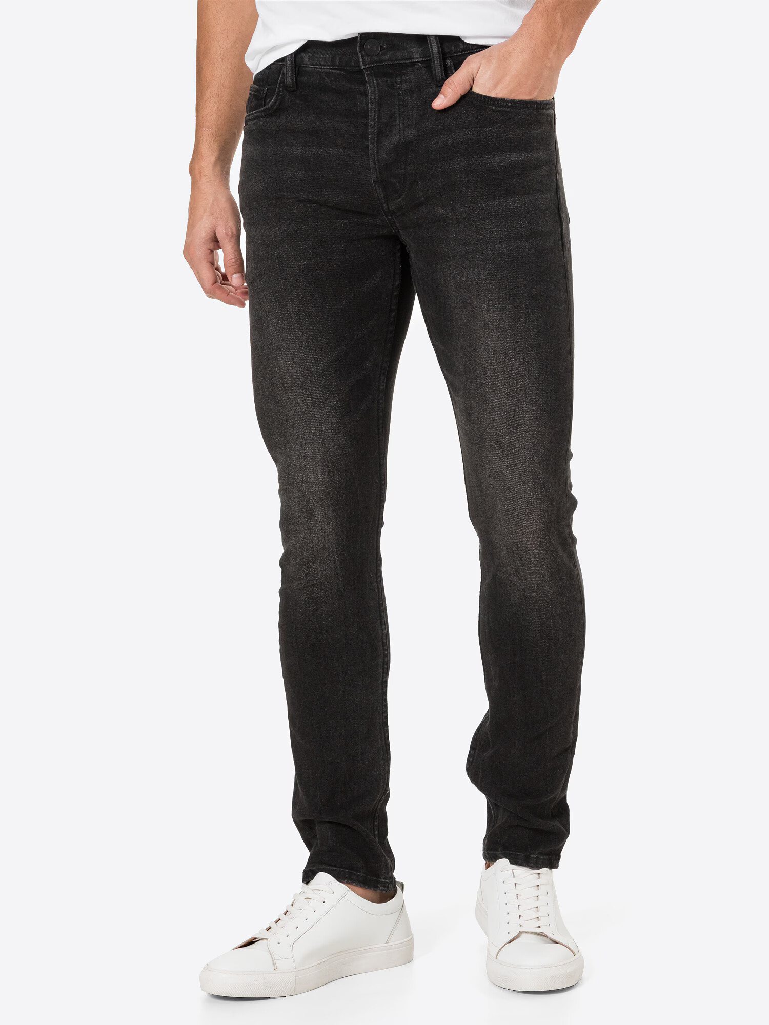 AllSaints Džínsy čierny denim - Pepit.sk